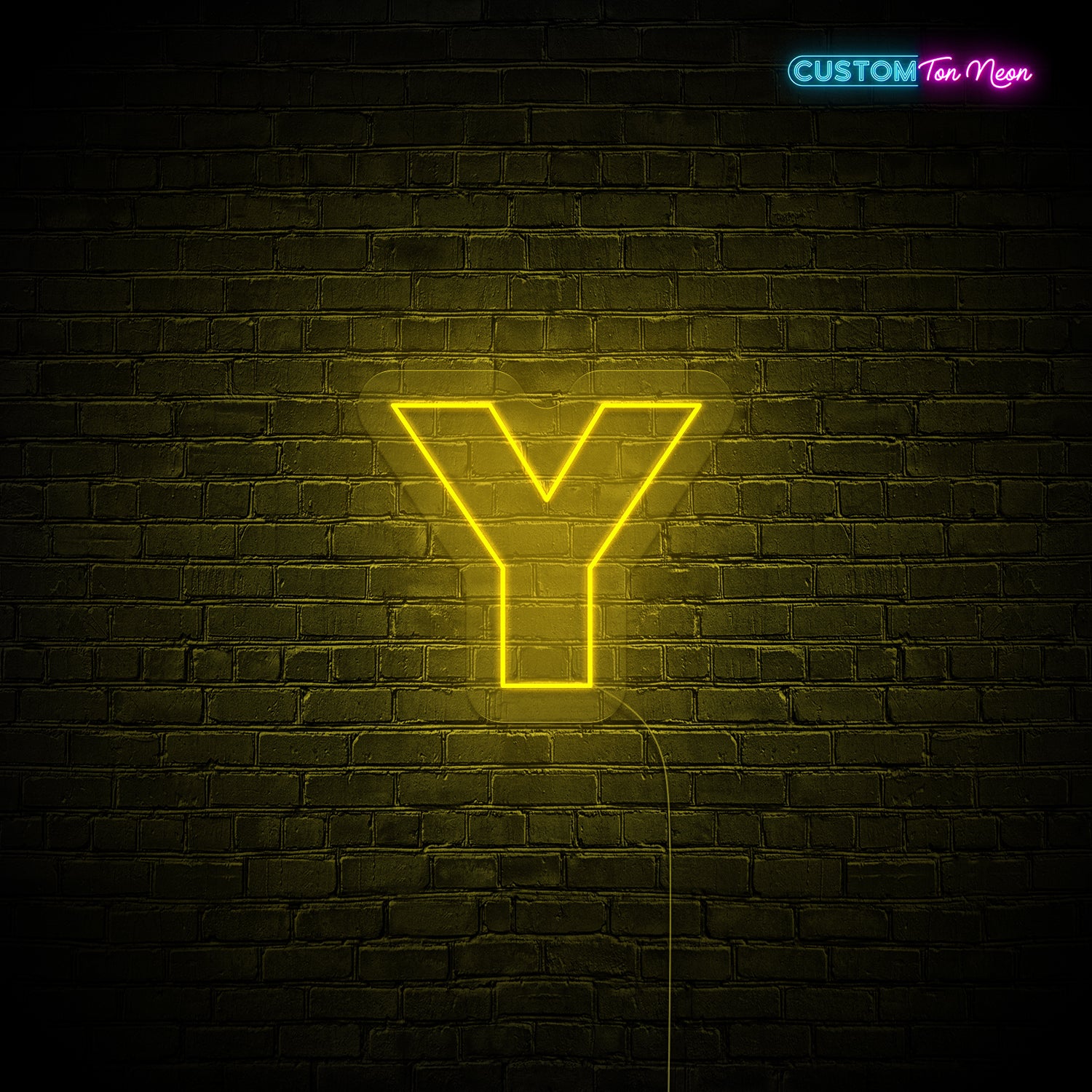 Enseigne néon Lettre Y