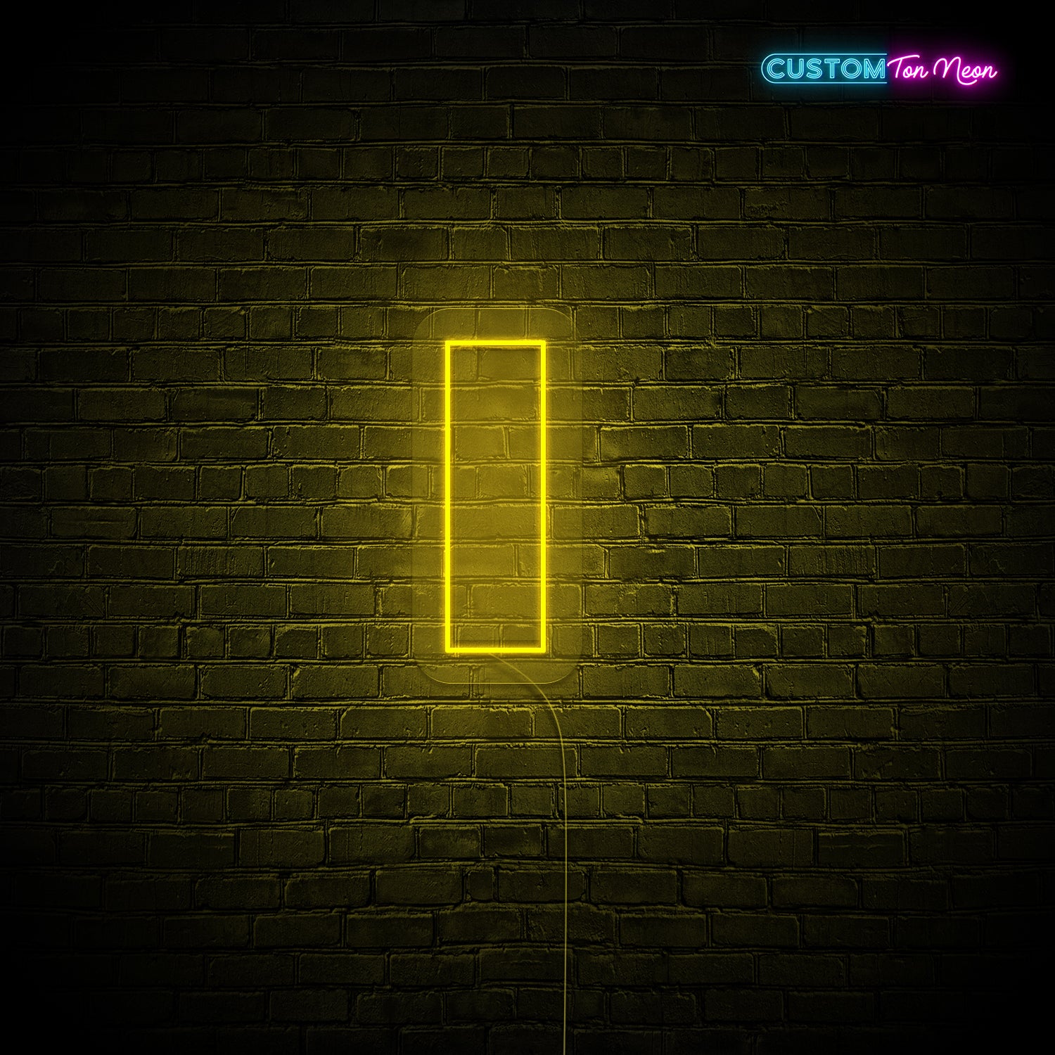 Enseigne néon Lettre I