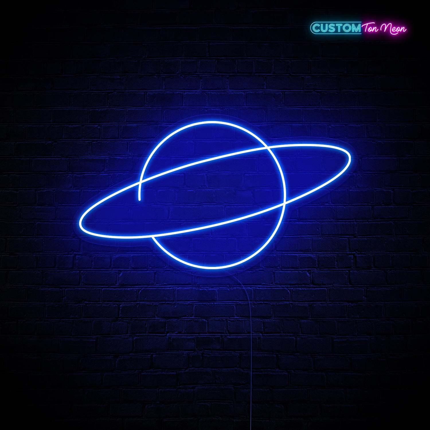 Enseigne néon Planète