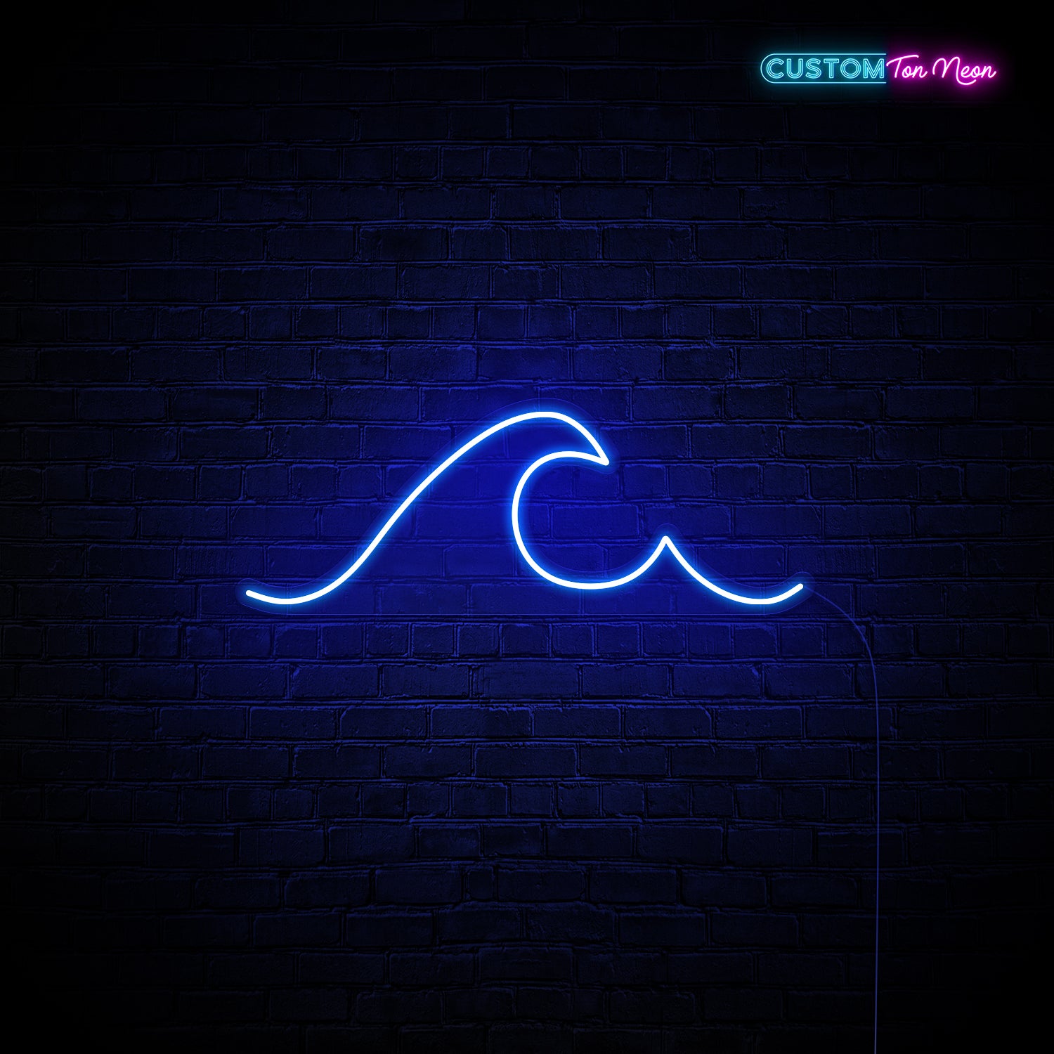 Enseigne néon Vague