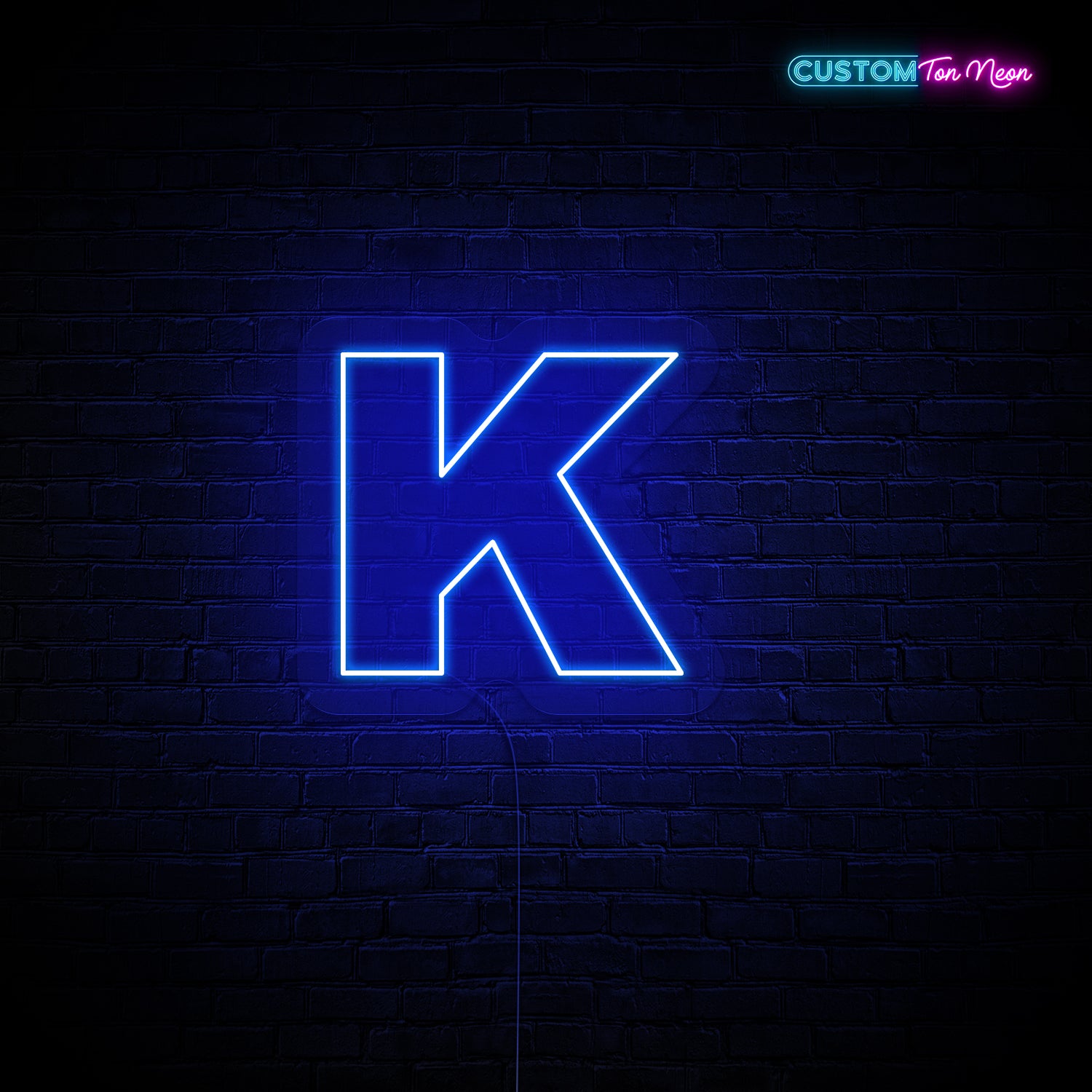 Enseigne néon Lettre K