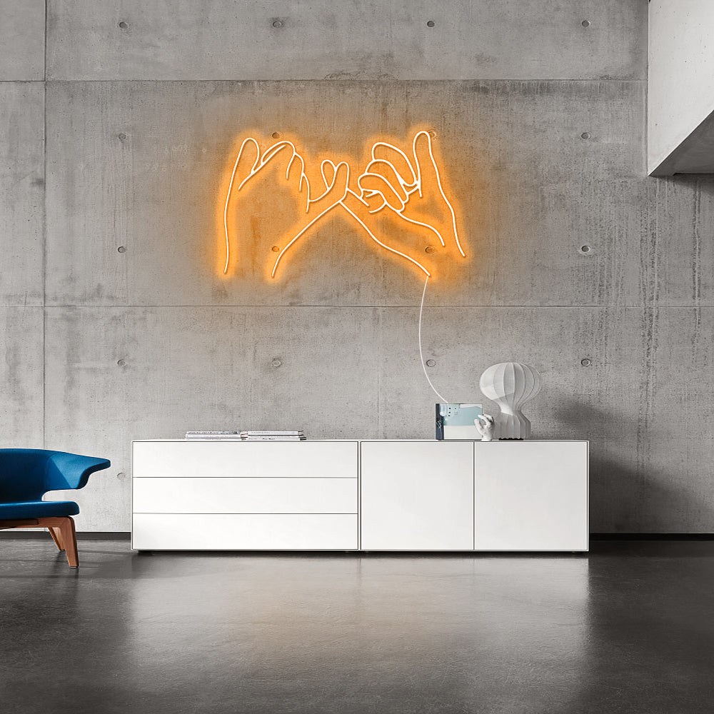 Enseigne néon little finger