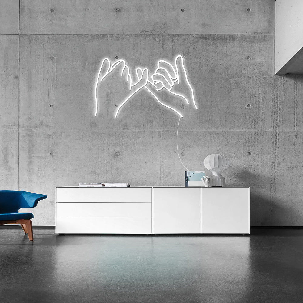 Enseigne néon little finger