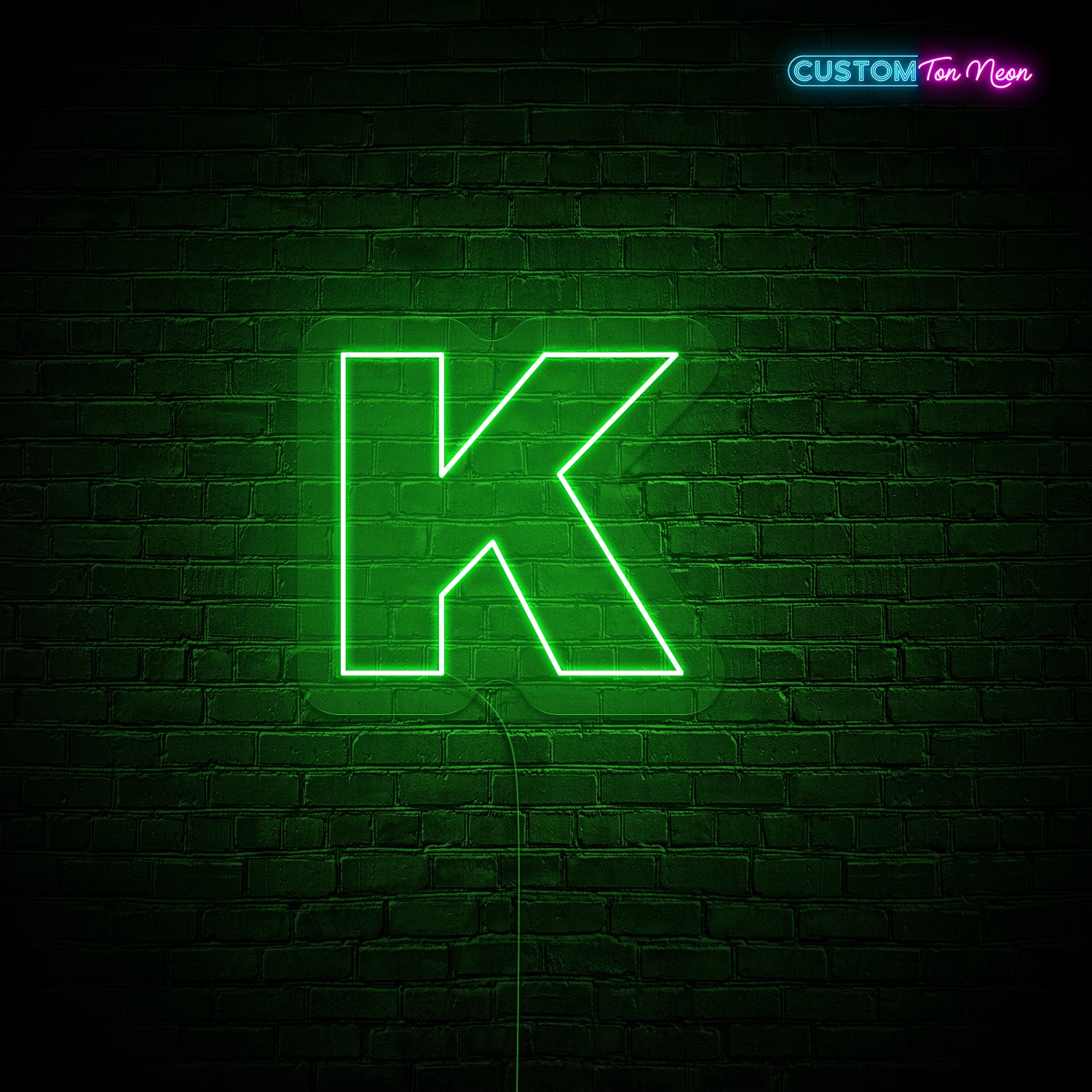 Enseigne néon Lettre K
