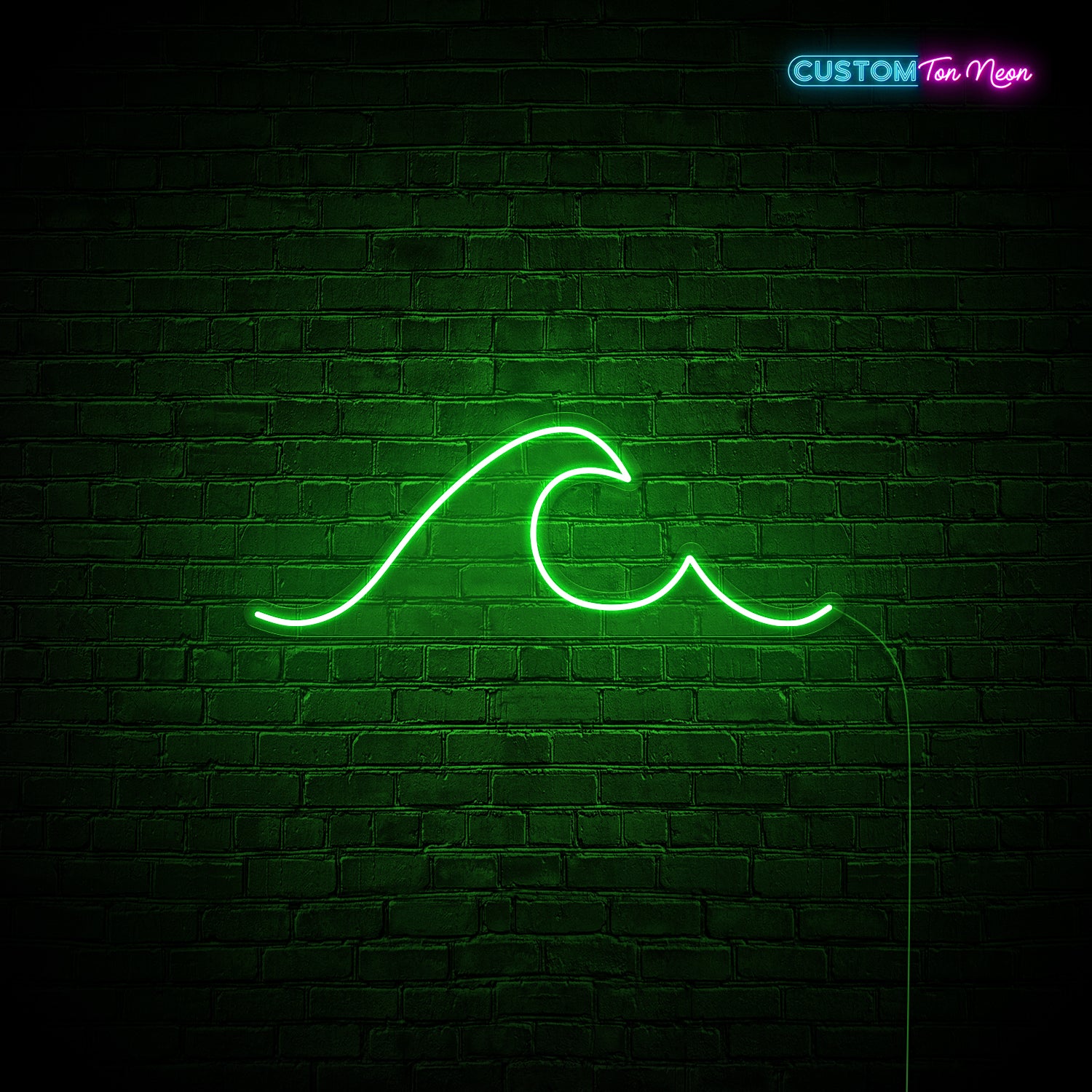 Enseigne néon Vague