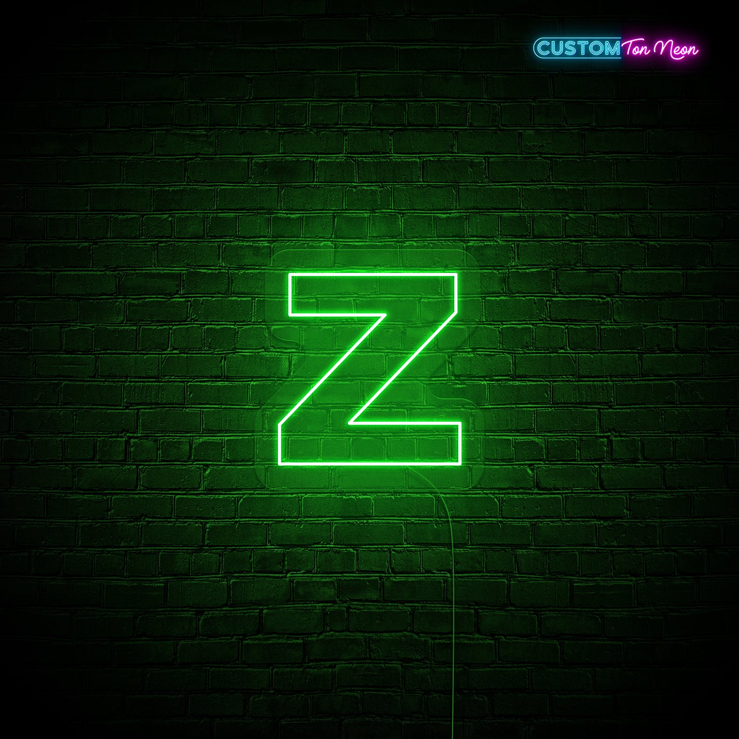 Enseigne néon Lettre Z