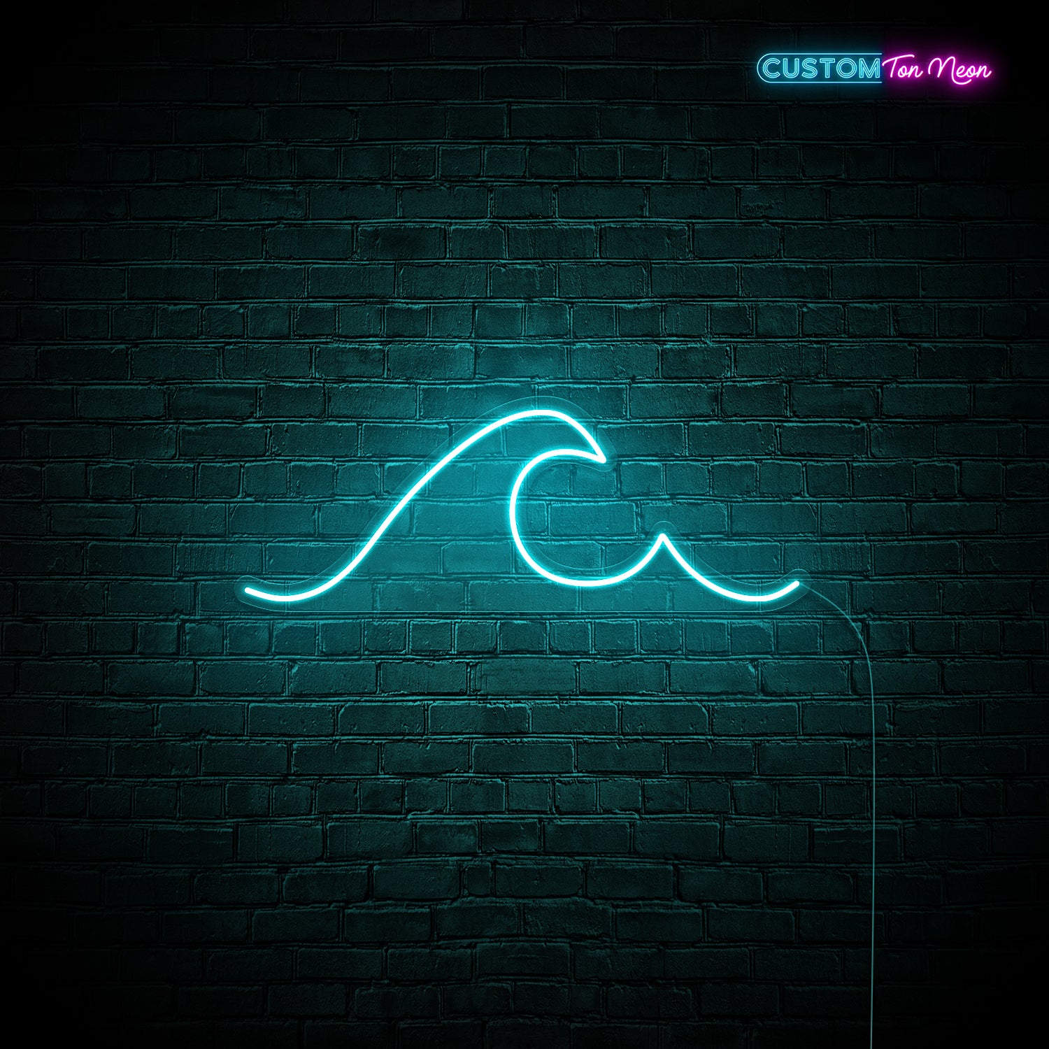 Enseigne néon Vague
