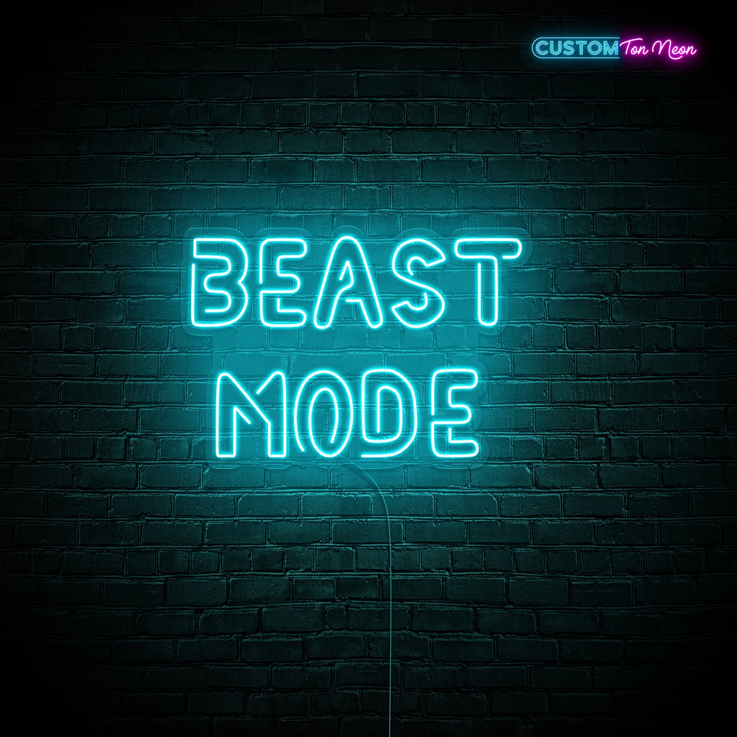 Enseigne néon Beast mode