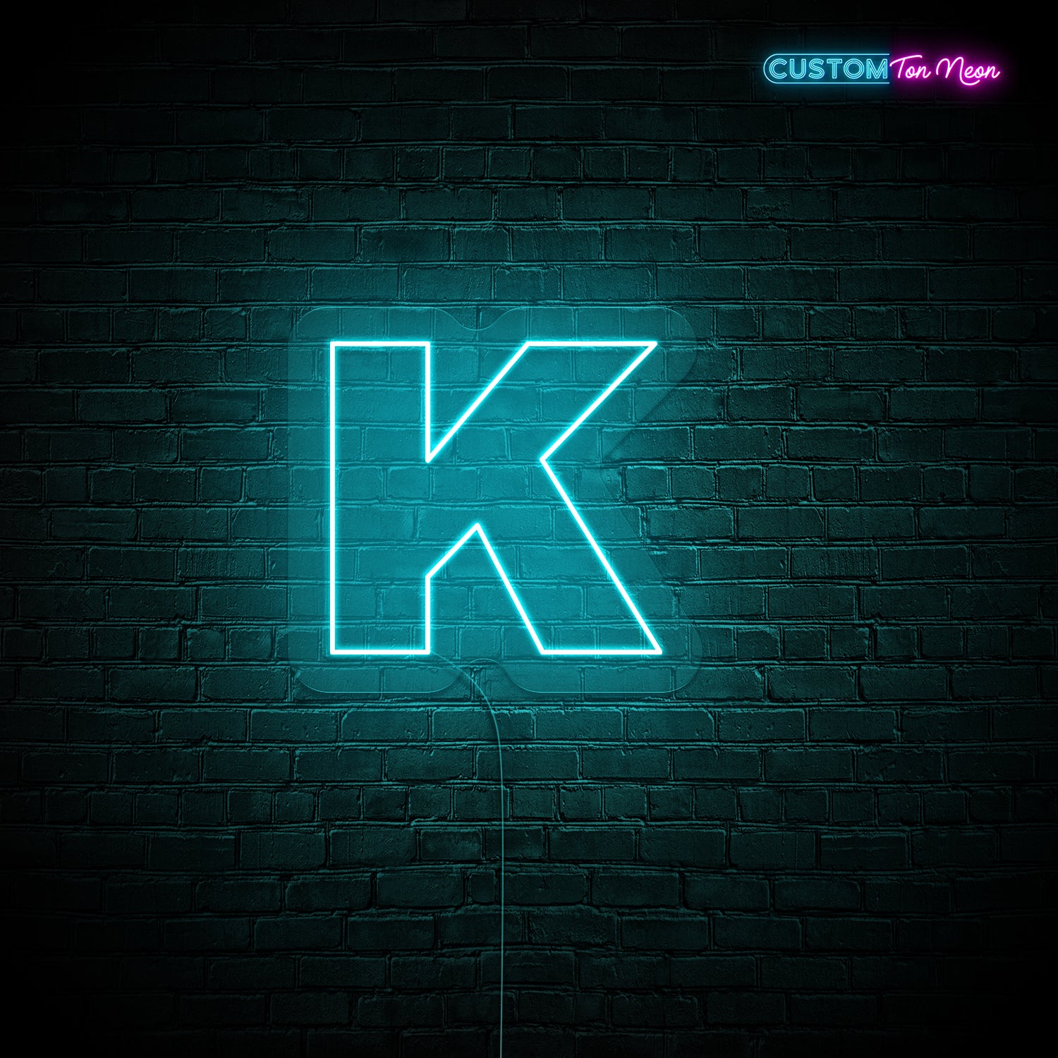 Enseigne néon Lettre K