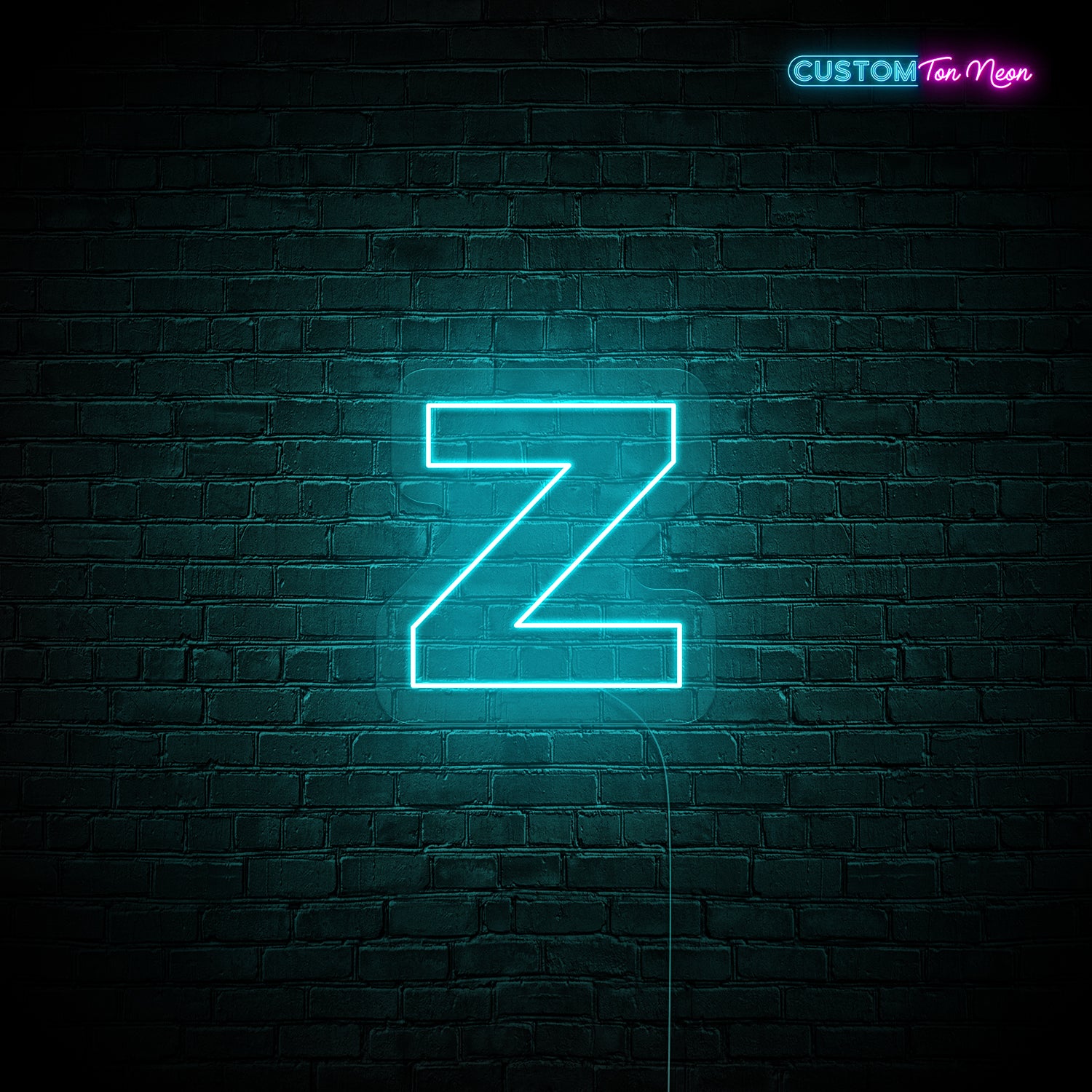 Enseigne néon Lettre Z