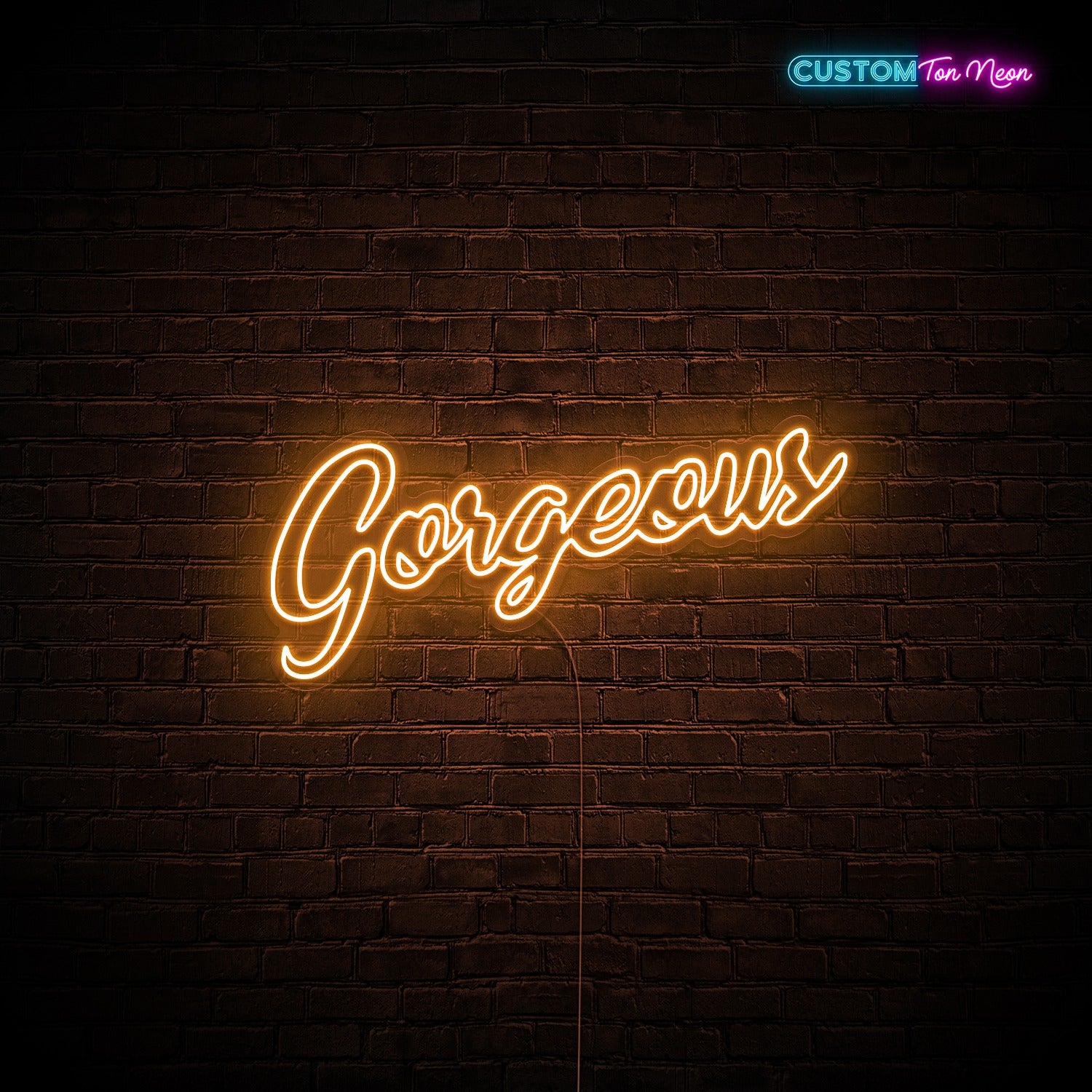 Enseigne néon Gorgeous