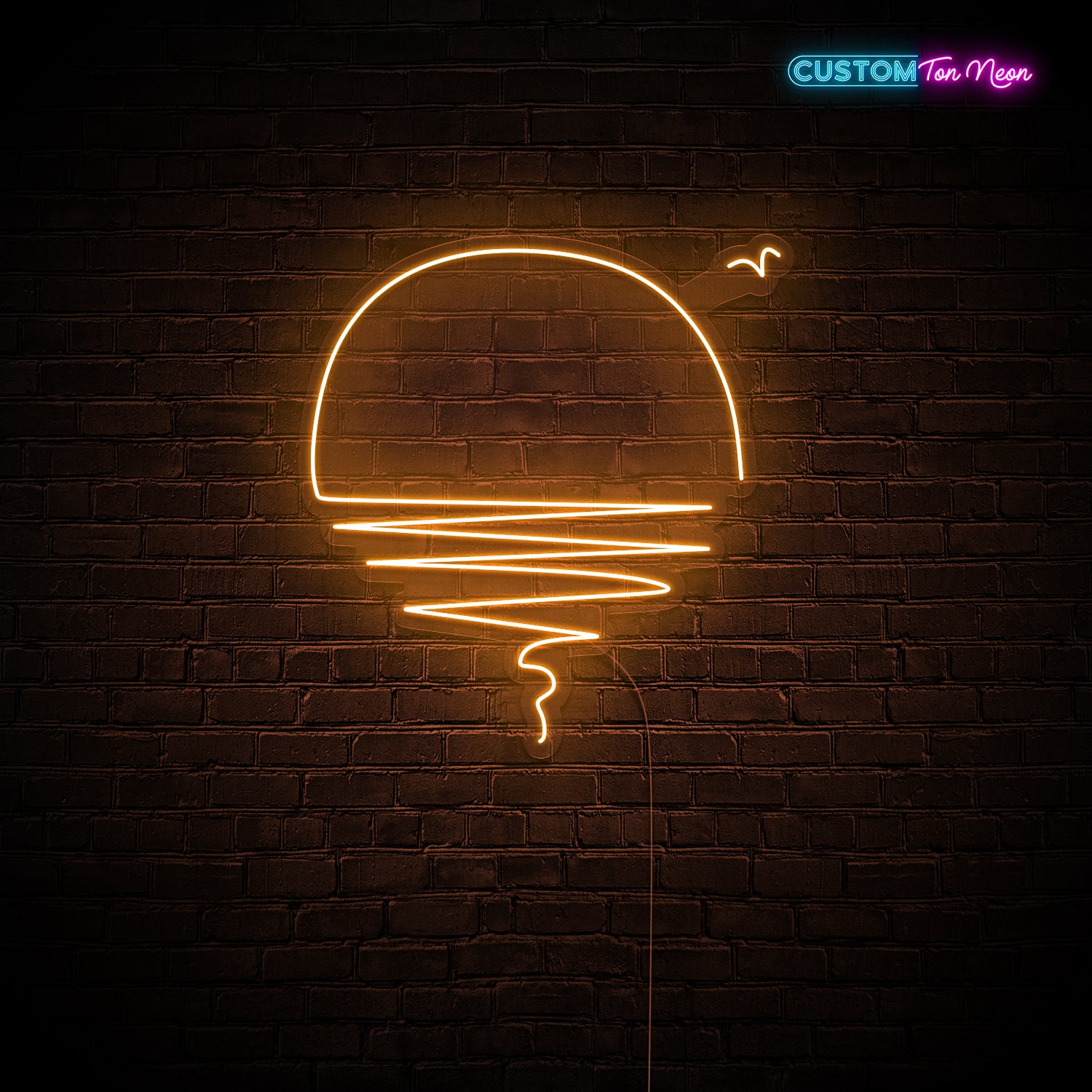 Enseigne néon Sunset