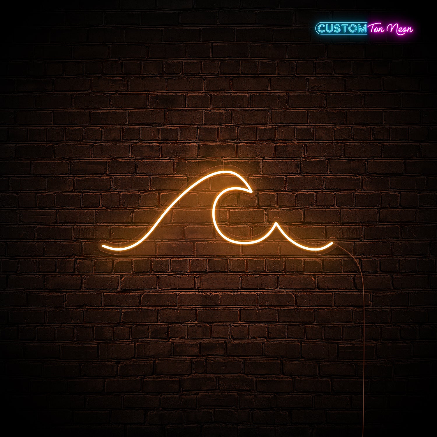 Enseigne néon Vague