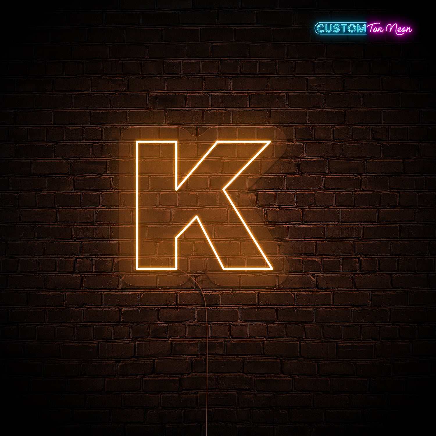Enseigne néon Lettre K
