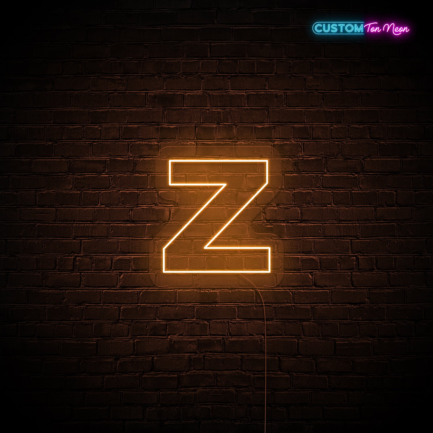 Enseigne néon Lettre Z