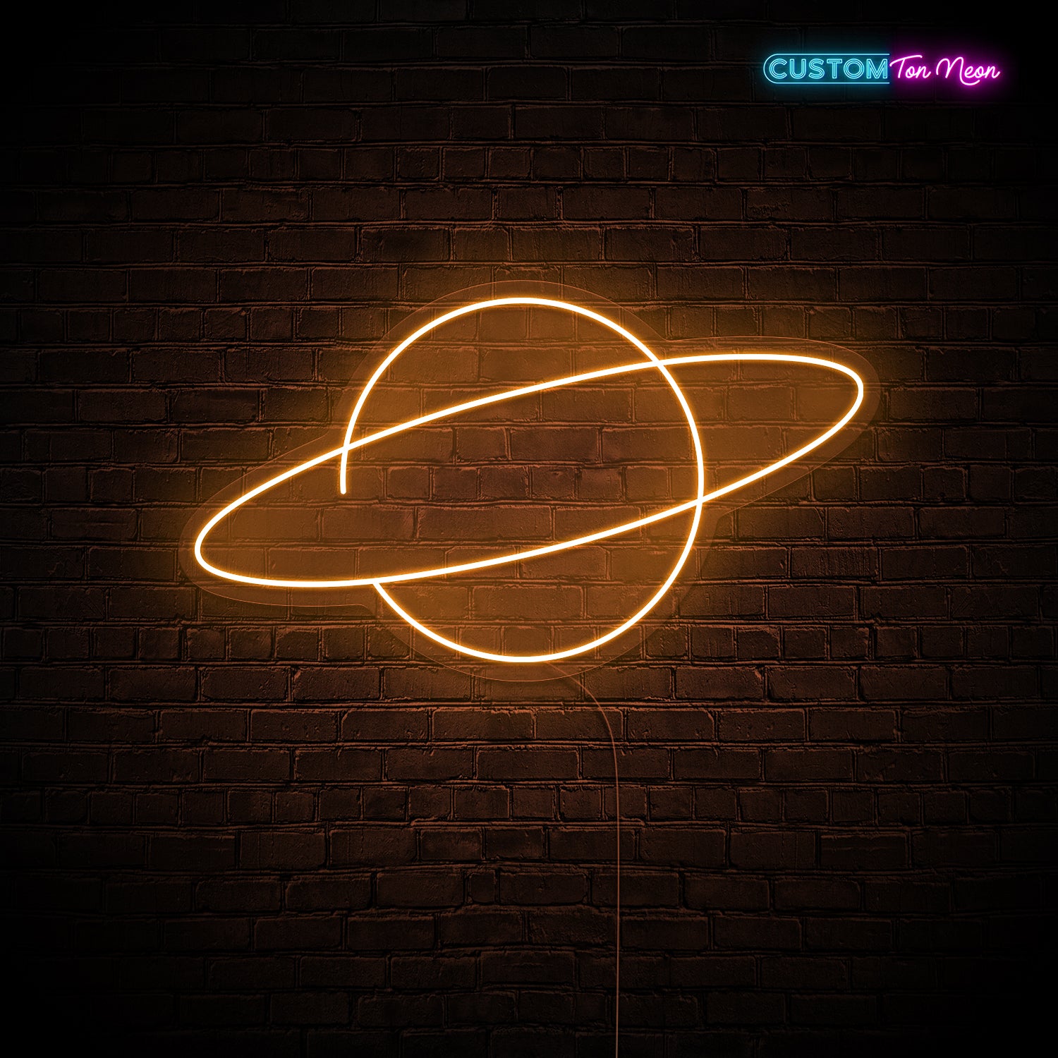 Enseigne néon Planète