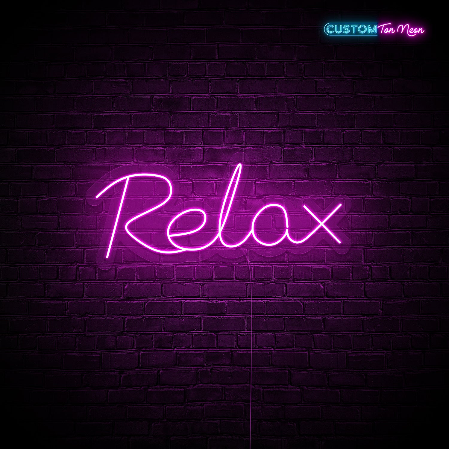 Enseigne néon Relax