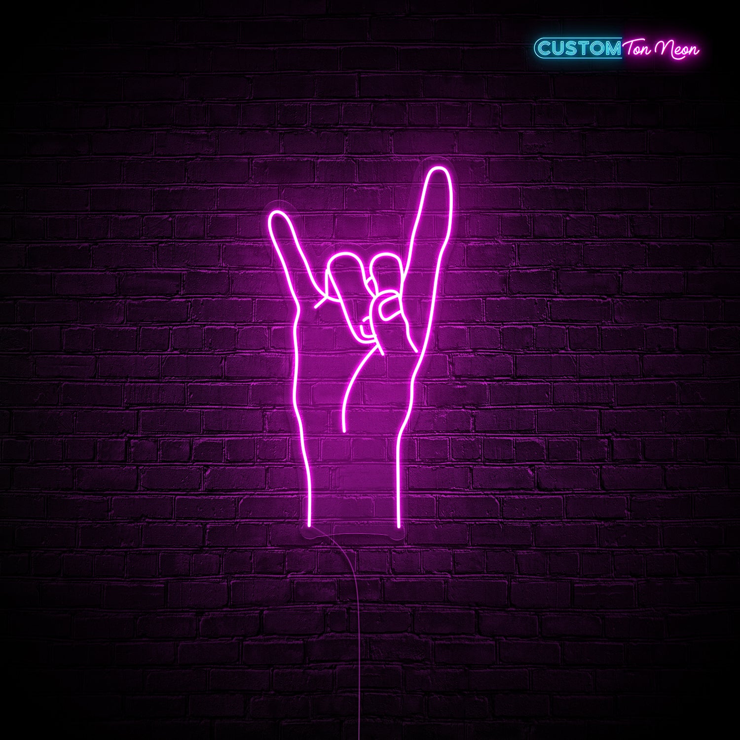 Enseigne néon Rock & Roll