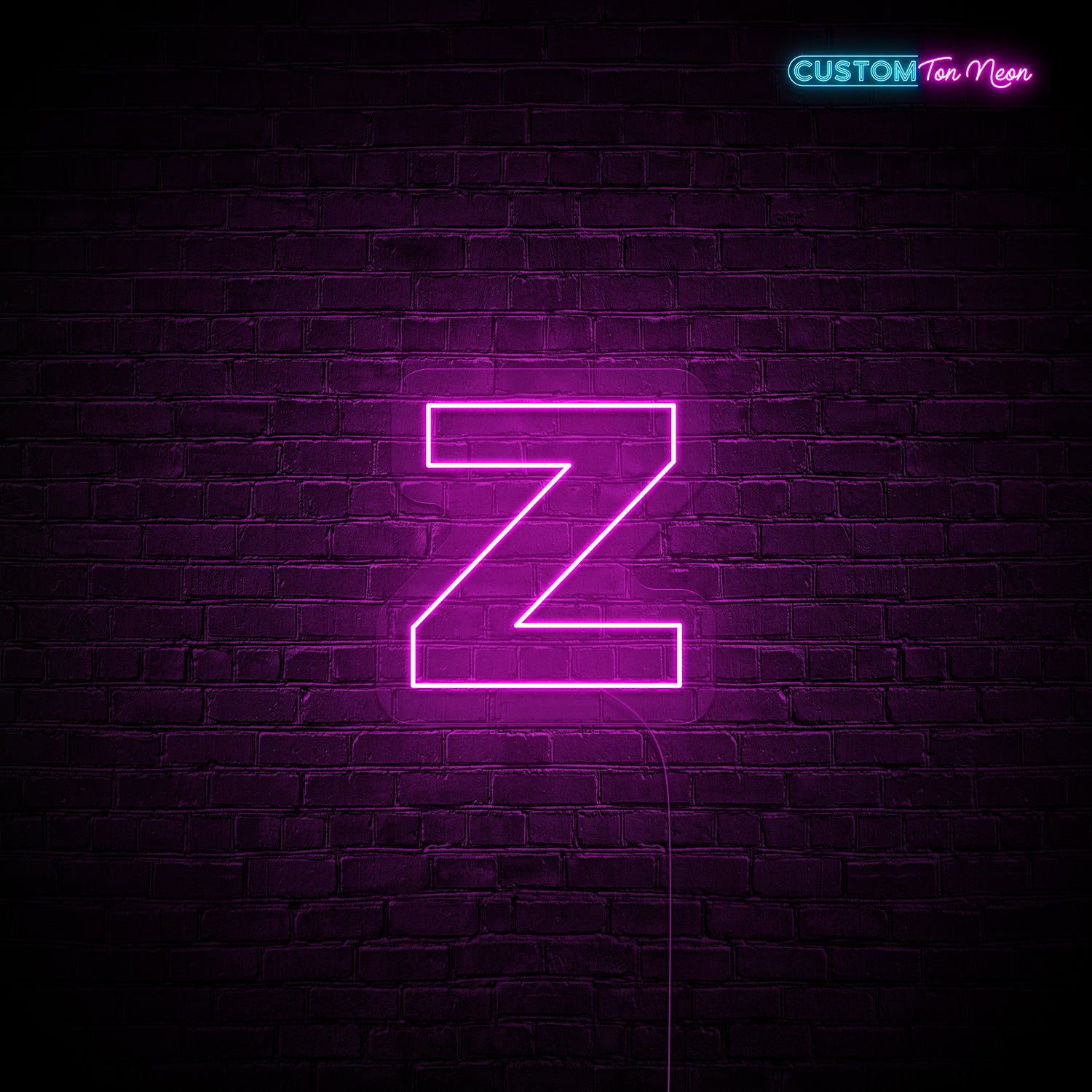 Enseigne néon Lettre Z