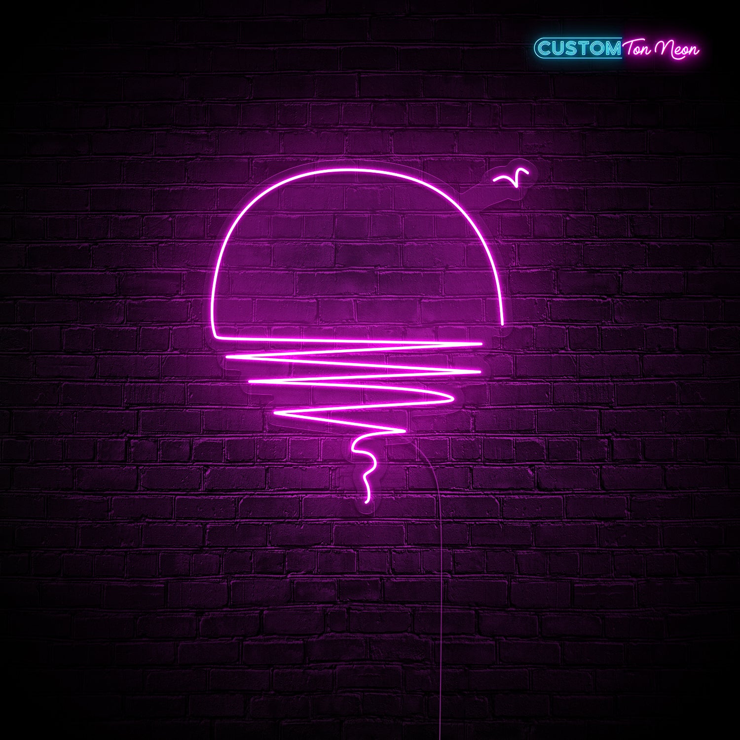 Enseigne néon Sunset