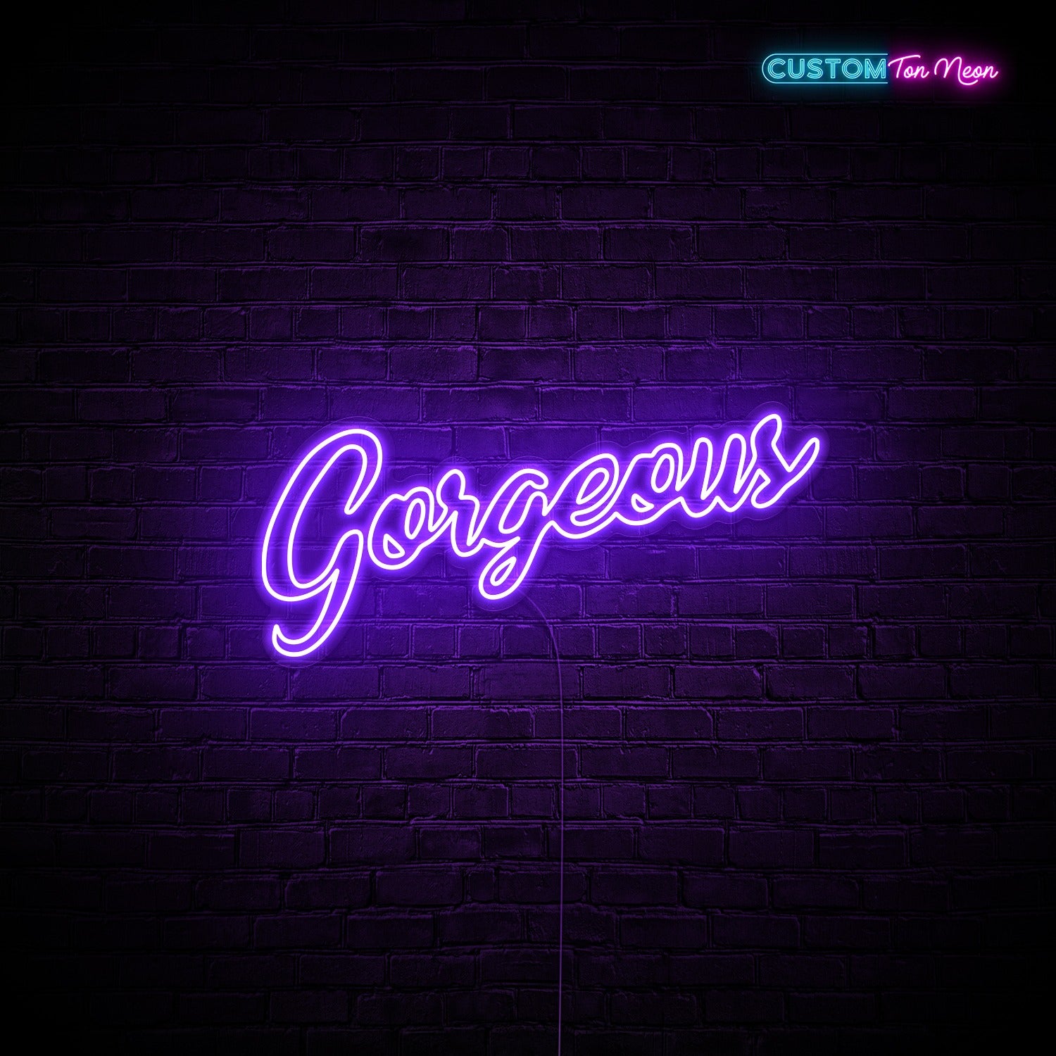 Enseigne néon Gorgeous
