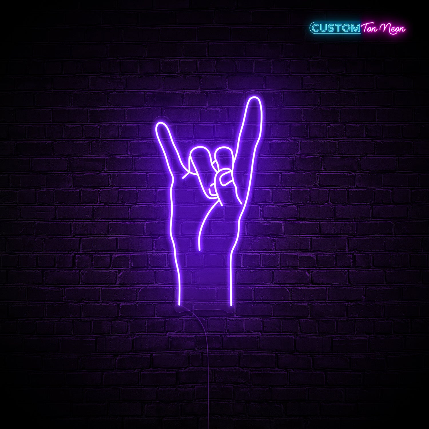 Enseigne néon Rock & Roll