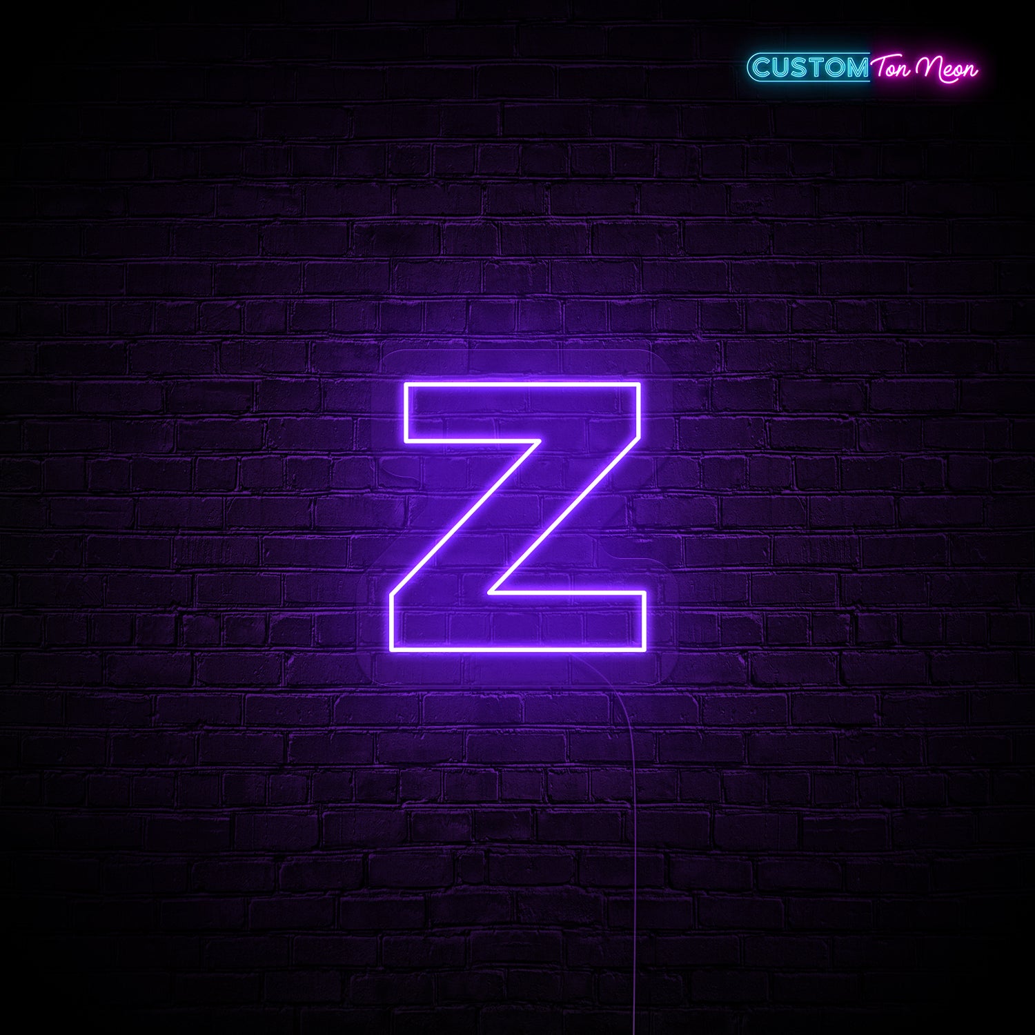 Enseigne néon Lettre Z
