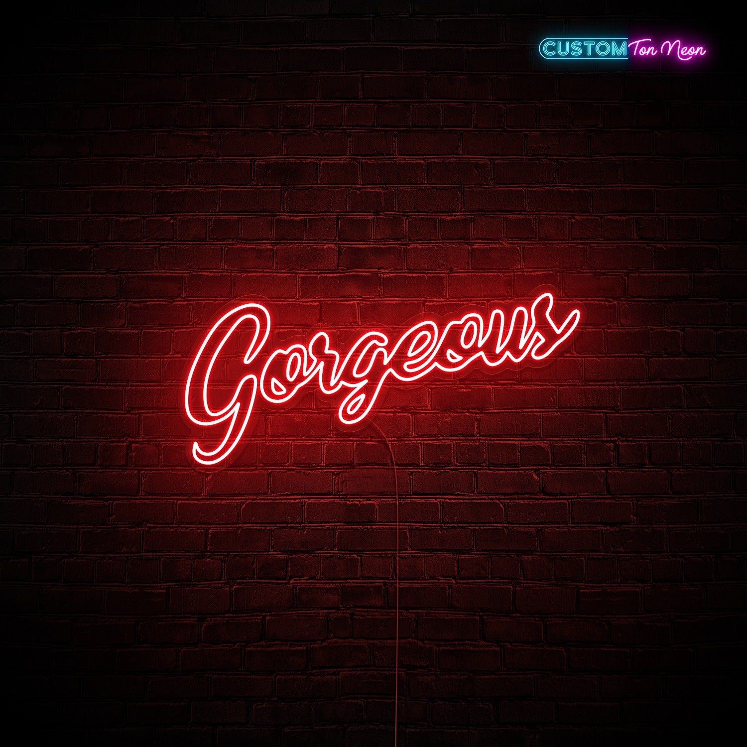 Enseigne néon Gorgeous