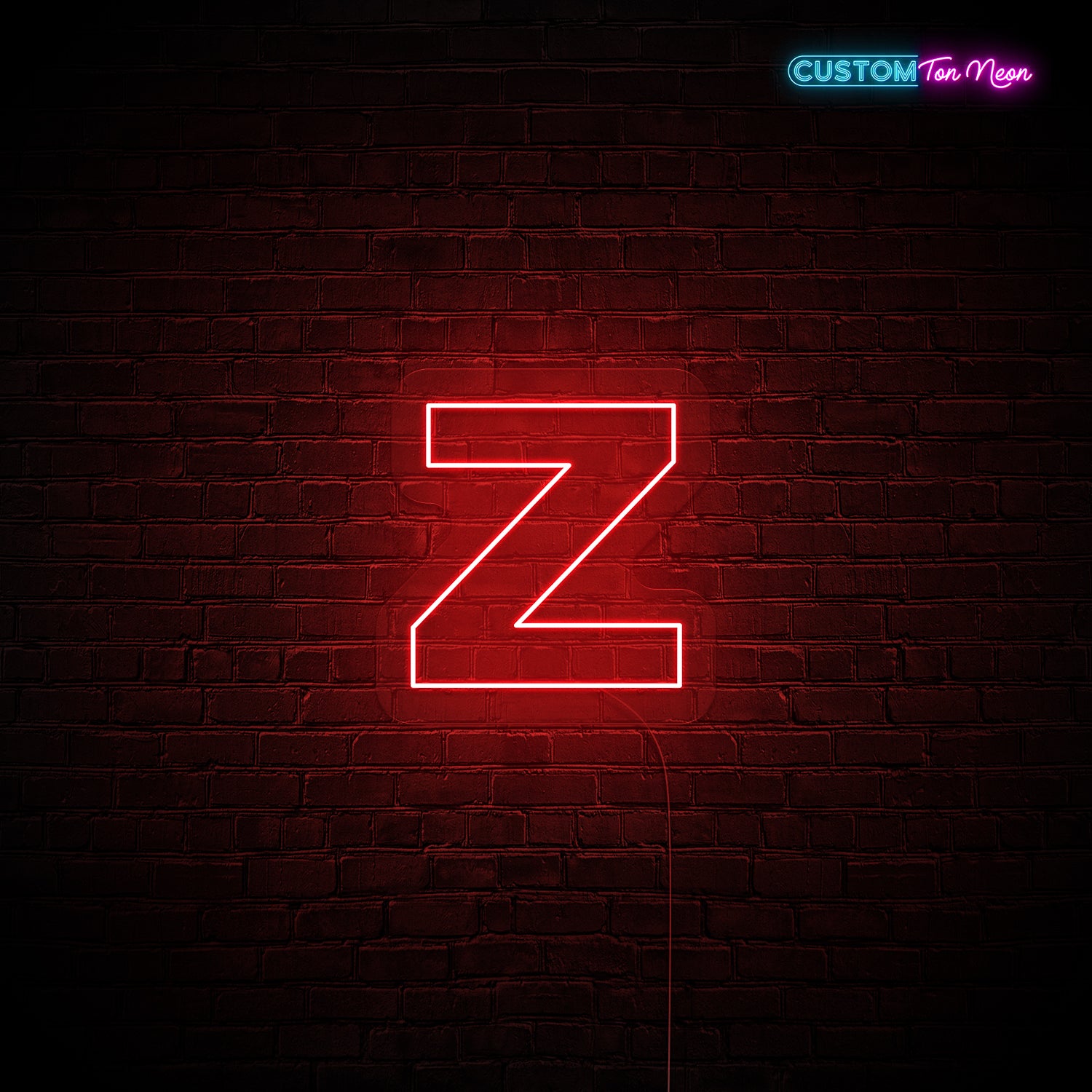 Enseigne néon Lettre Z
