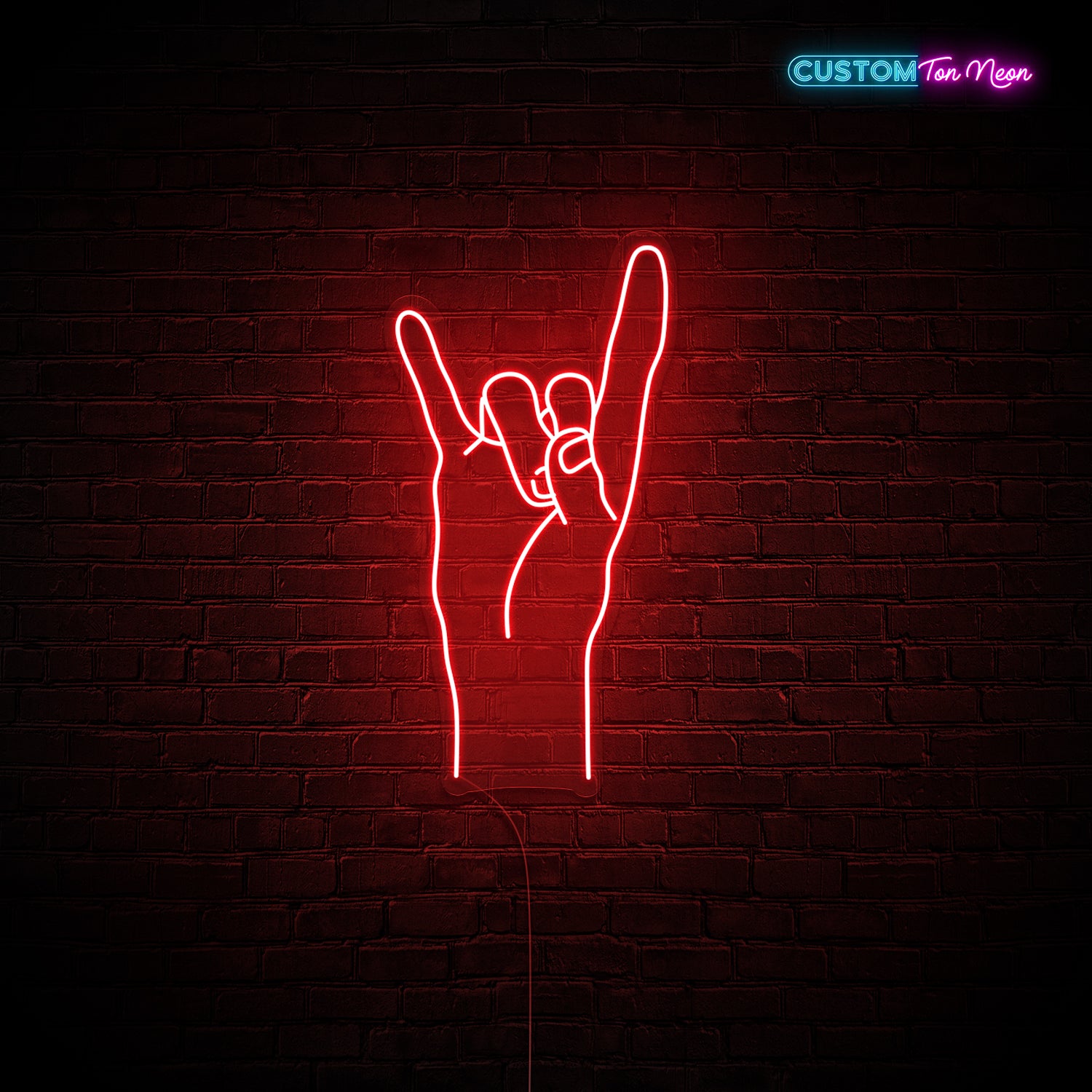 Enseigne néon Rock & Roll