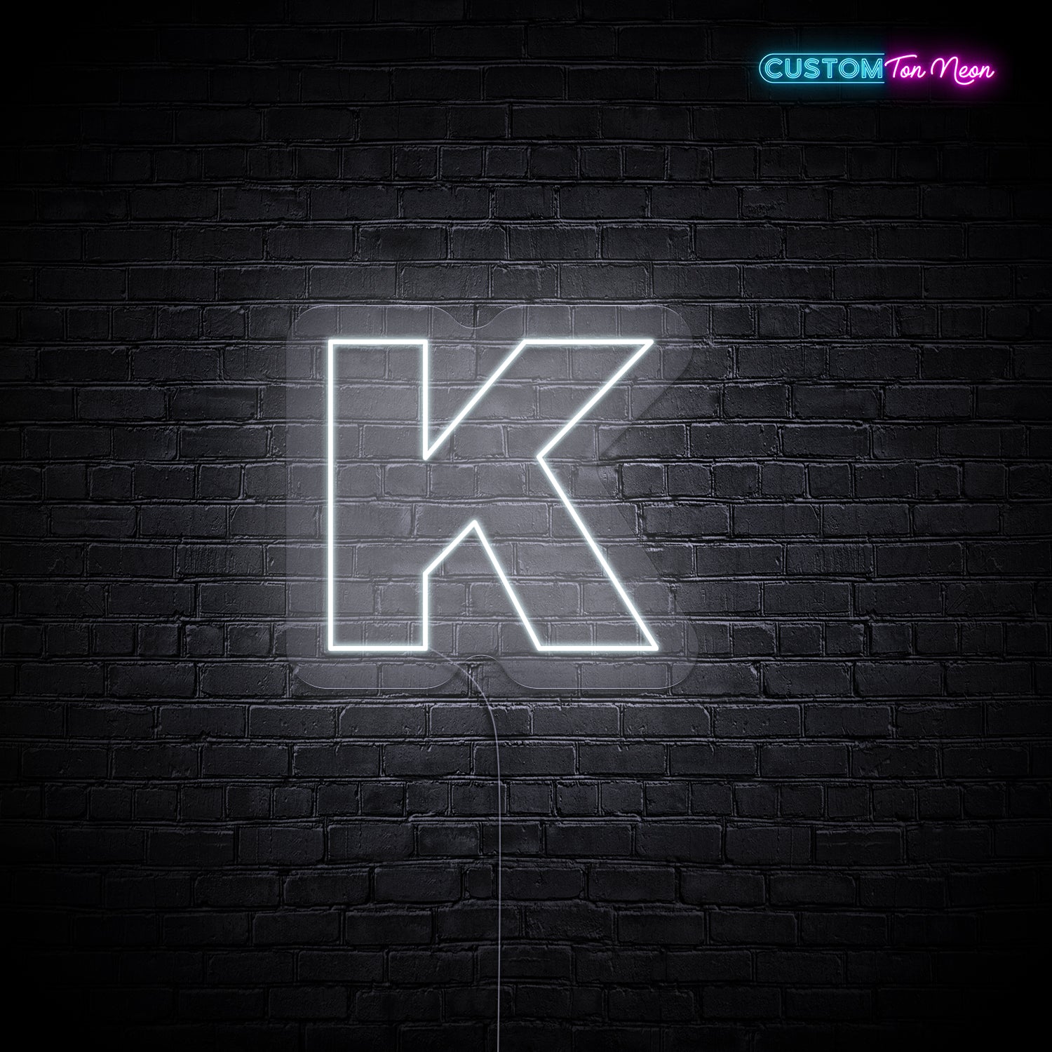 Enseigne néon Lettre K