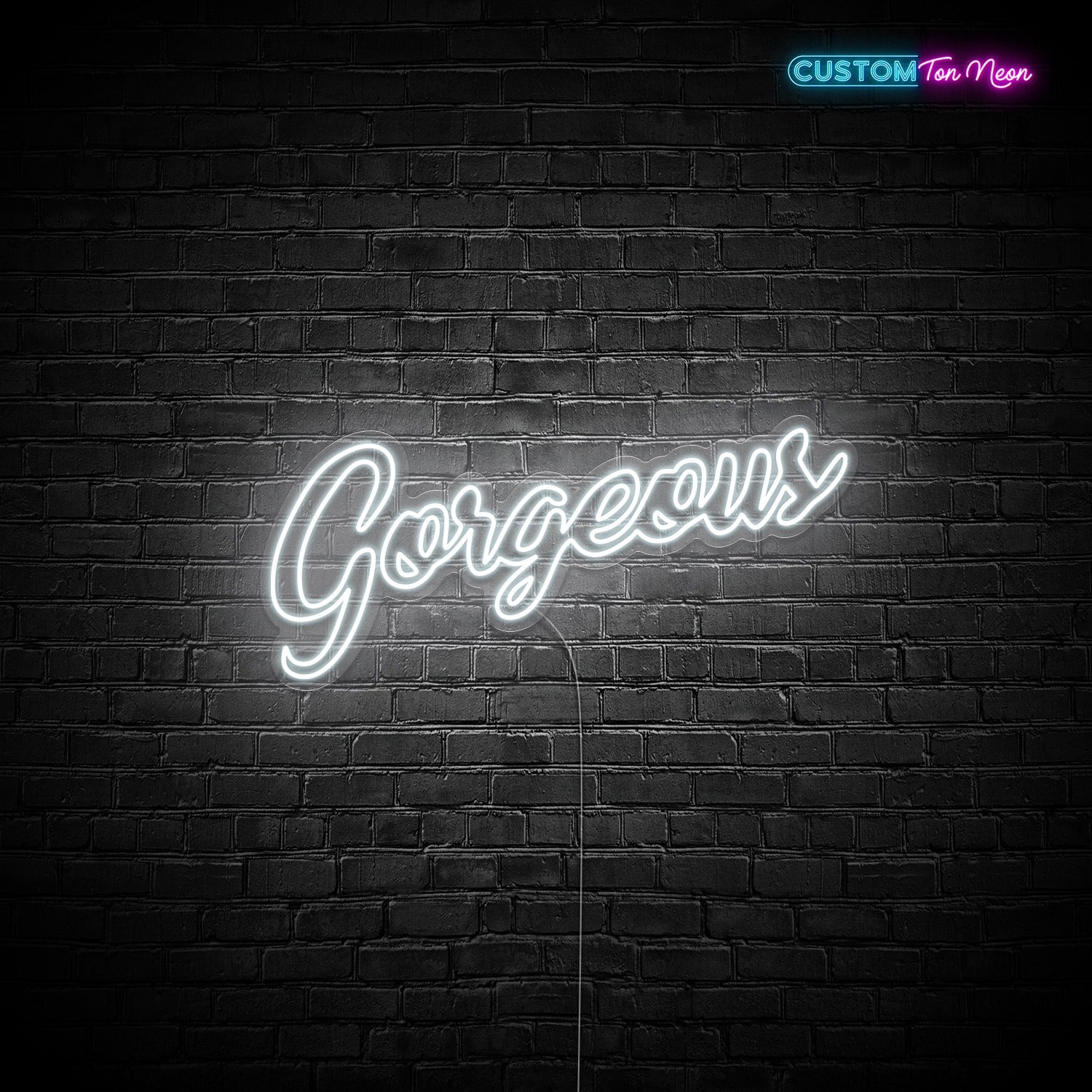 Enseigne néon Gorgeous