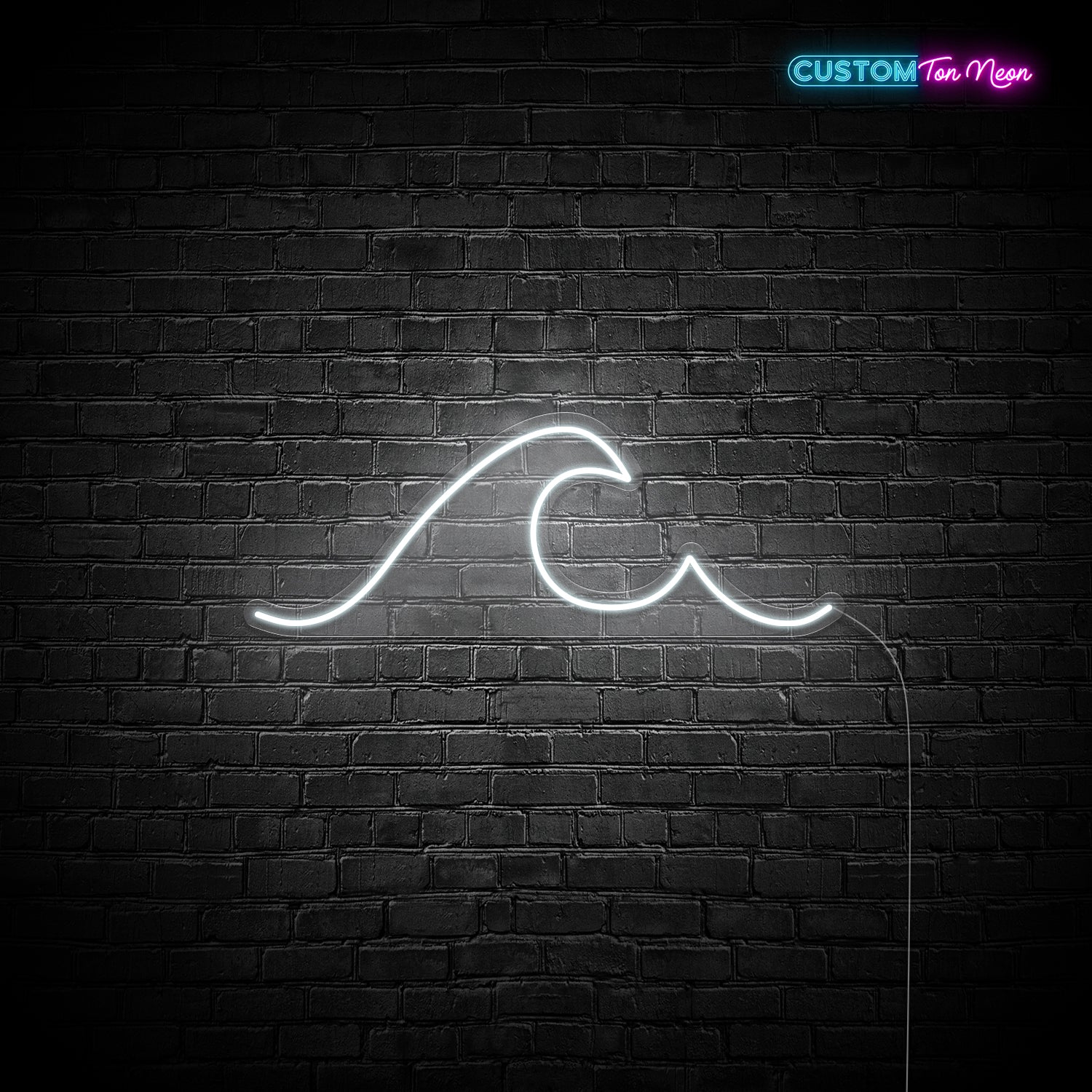 Enseigne néon Vague