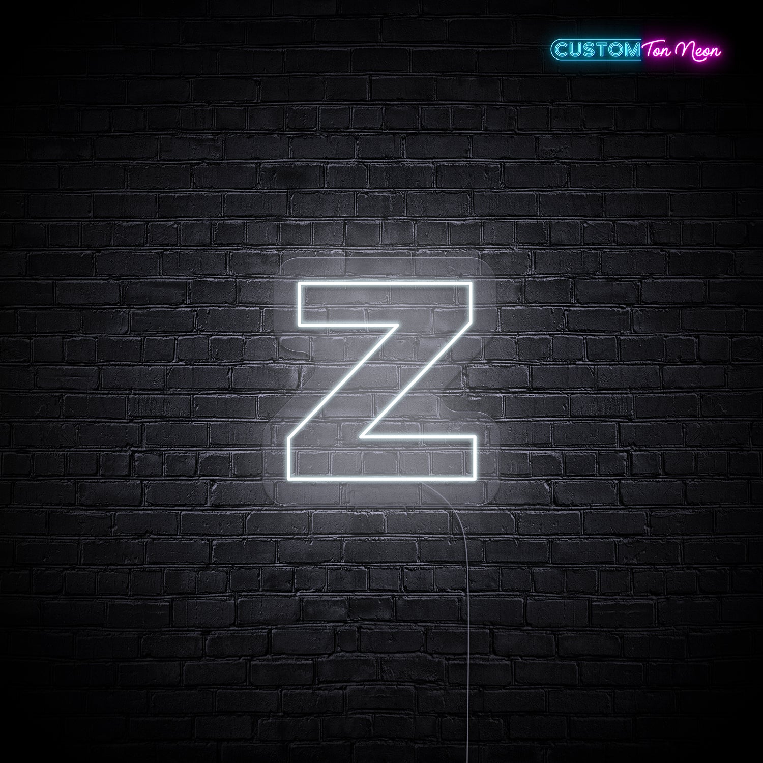 Enseigne néon Lettre Z