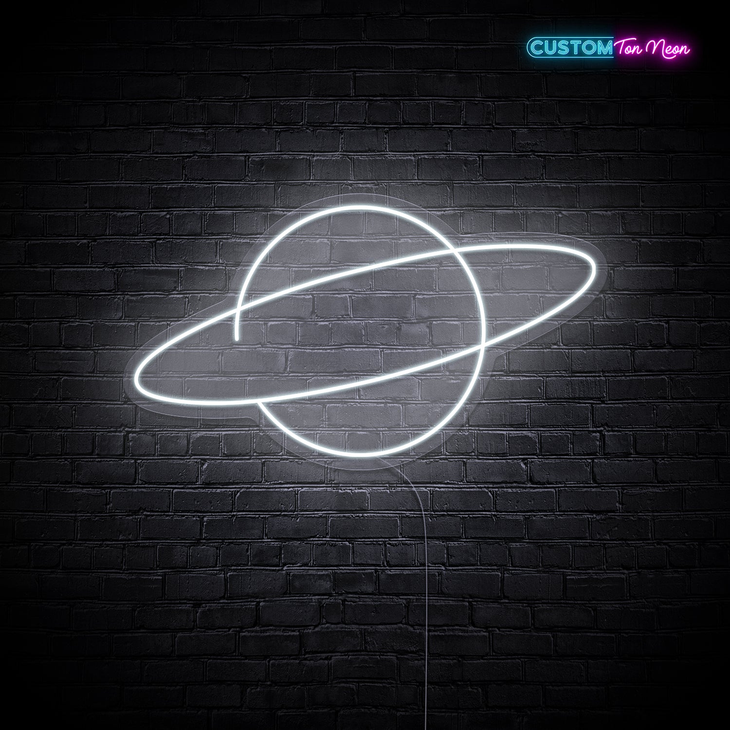 Enseigne néon Planète