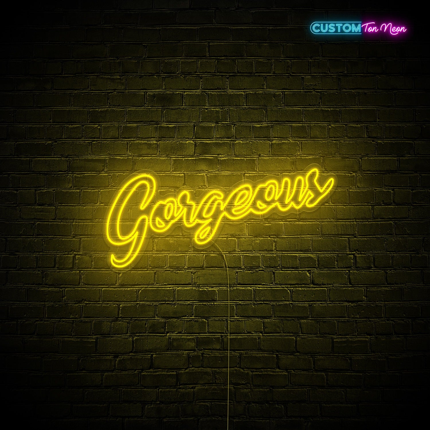 Enseigne néon Gorgeous