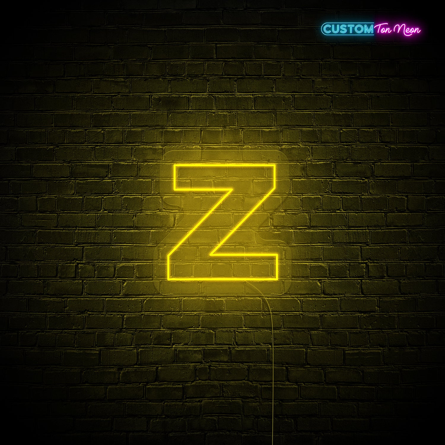 Enseigne néon Lettre Z
