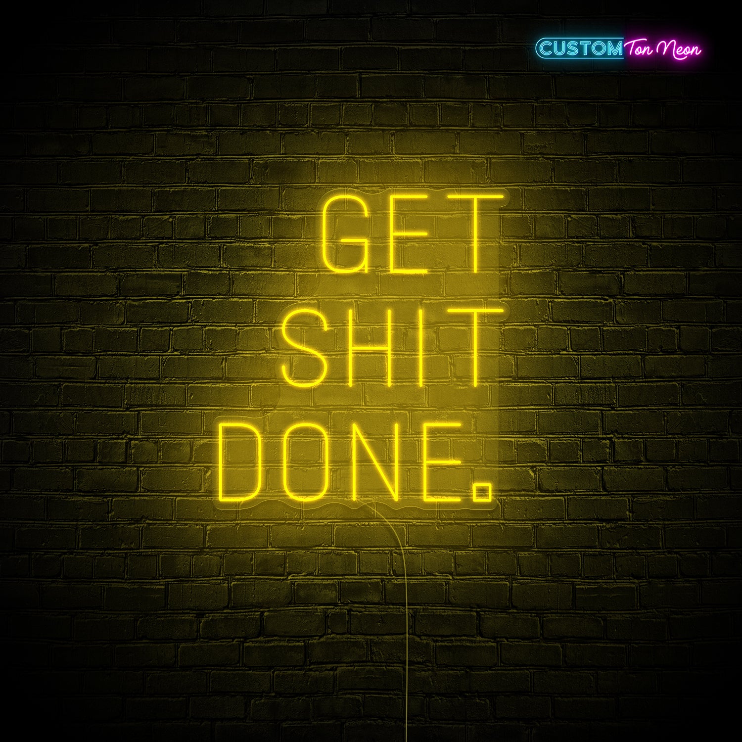 Enseigne néon Get shit done 2