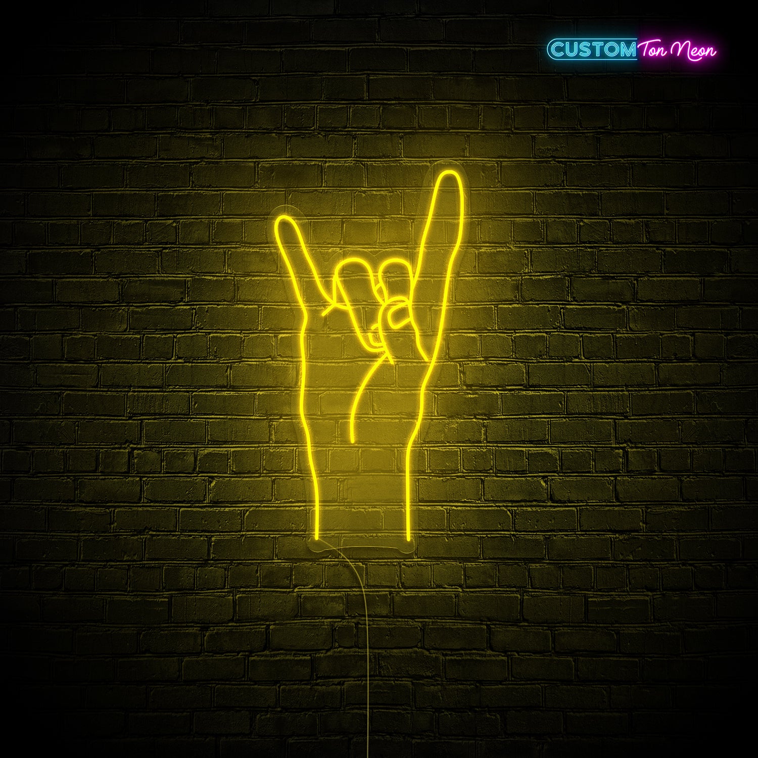 Enseigne néon Rock & Roll