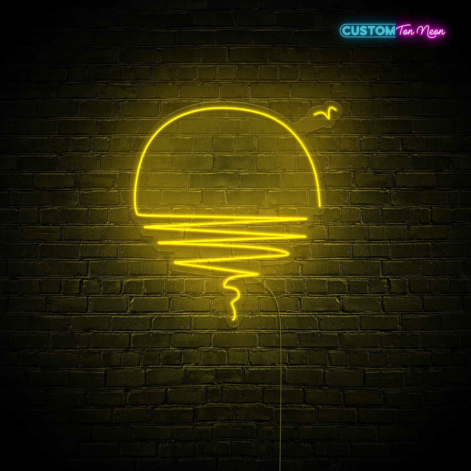 Enseigne néon Sunset