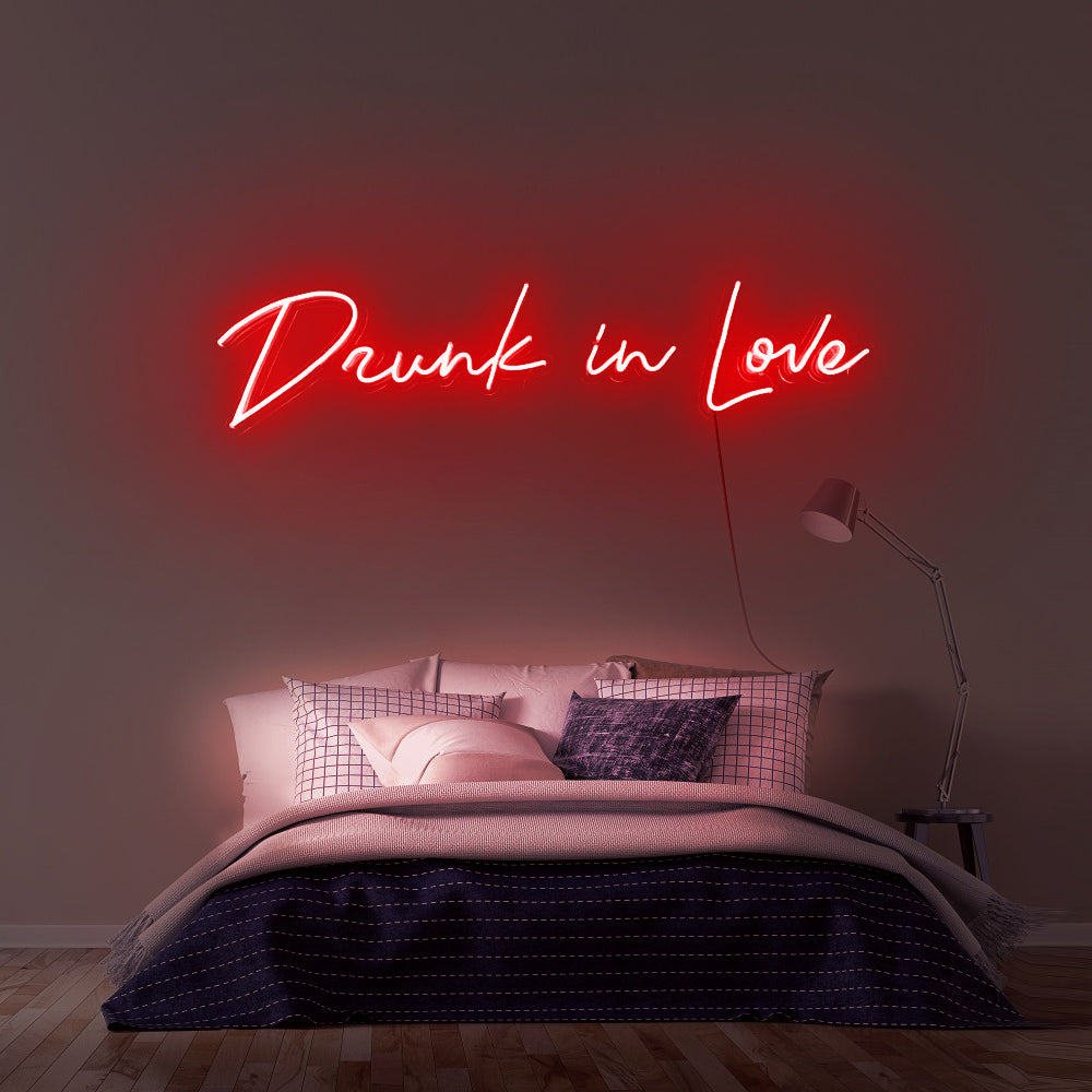 Enseigne néon Drunk in love