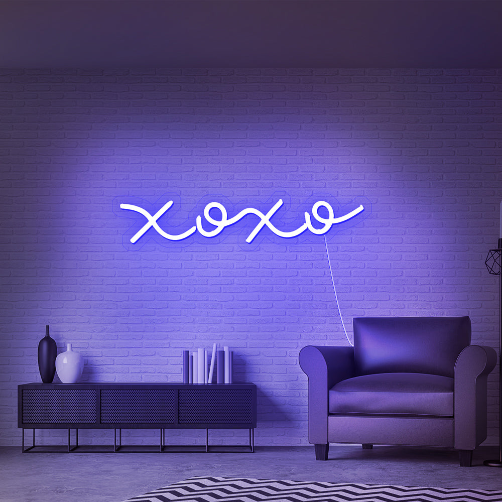 Enseigne néon Xoxo