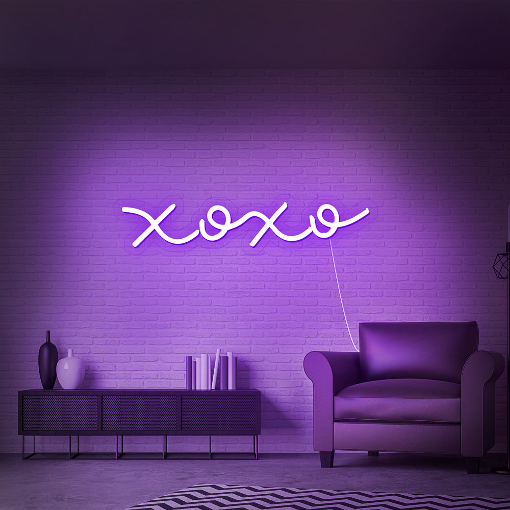 Enseigne néon Xoxo