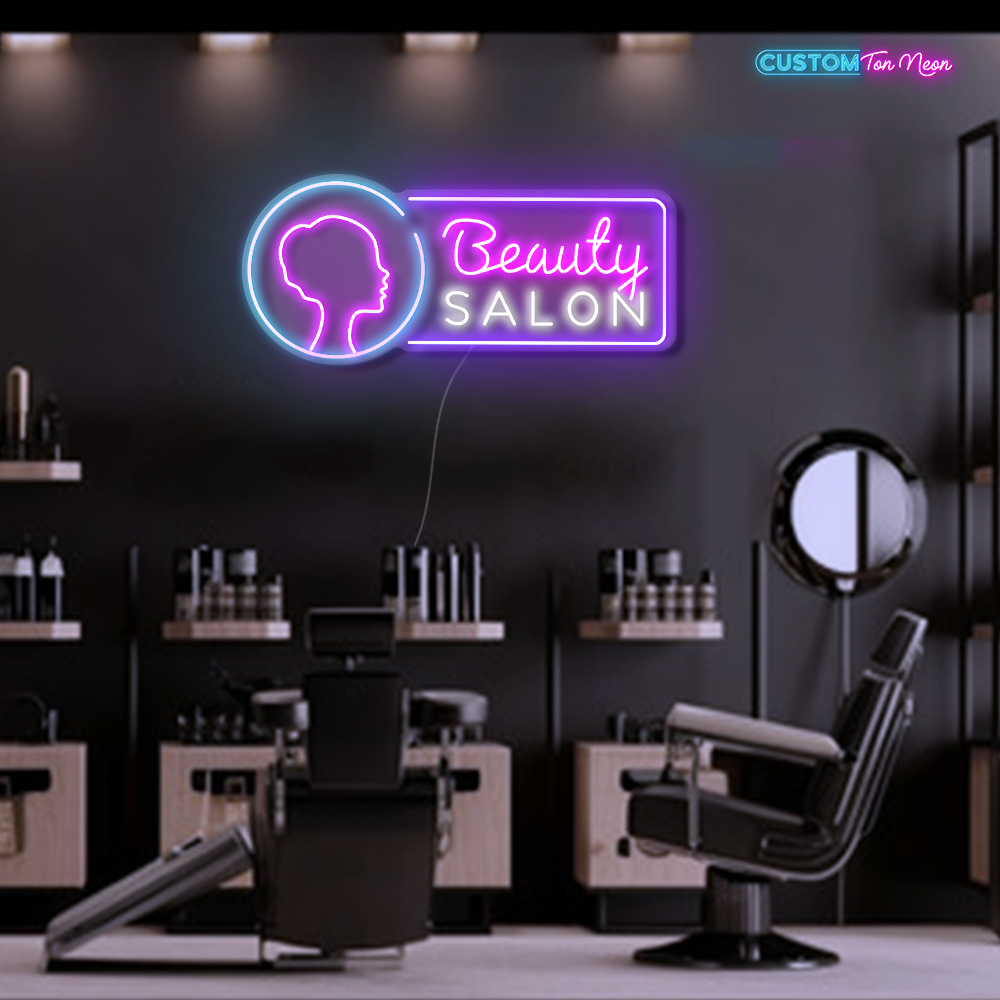 Enseigne néon Beauty Saloon