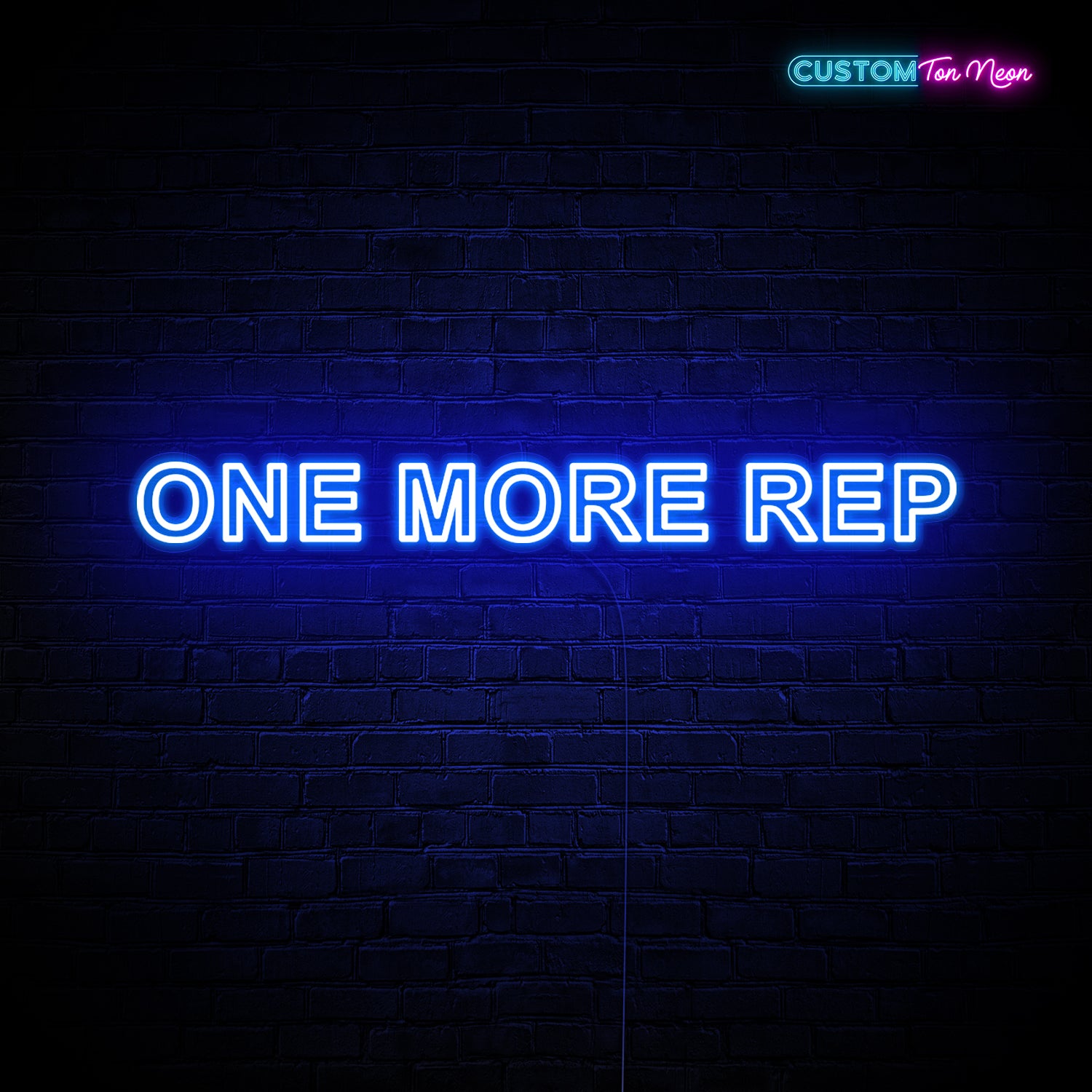 Enseigne néon one more rep