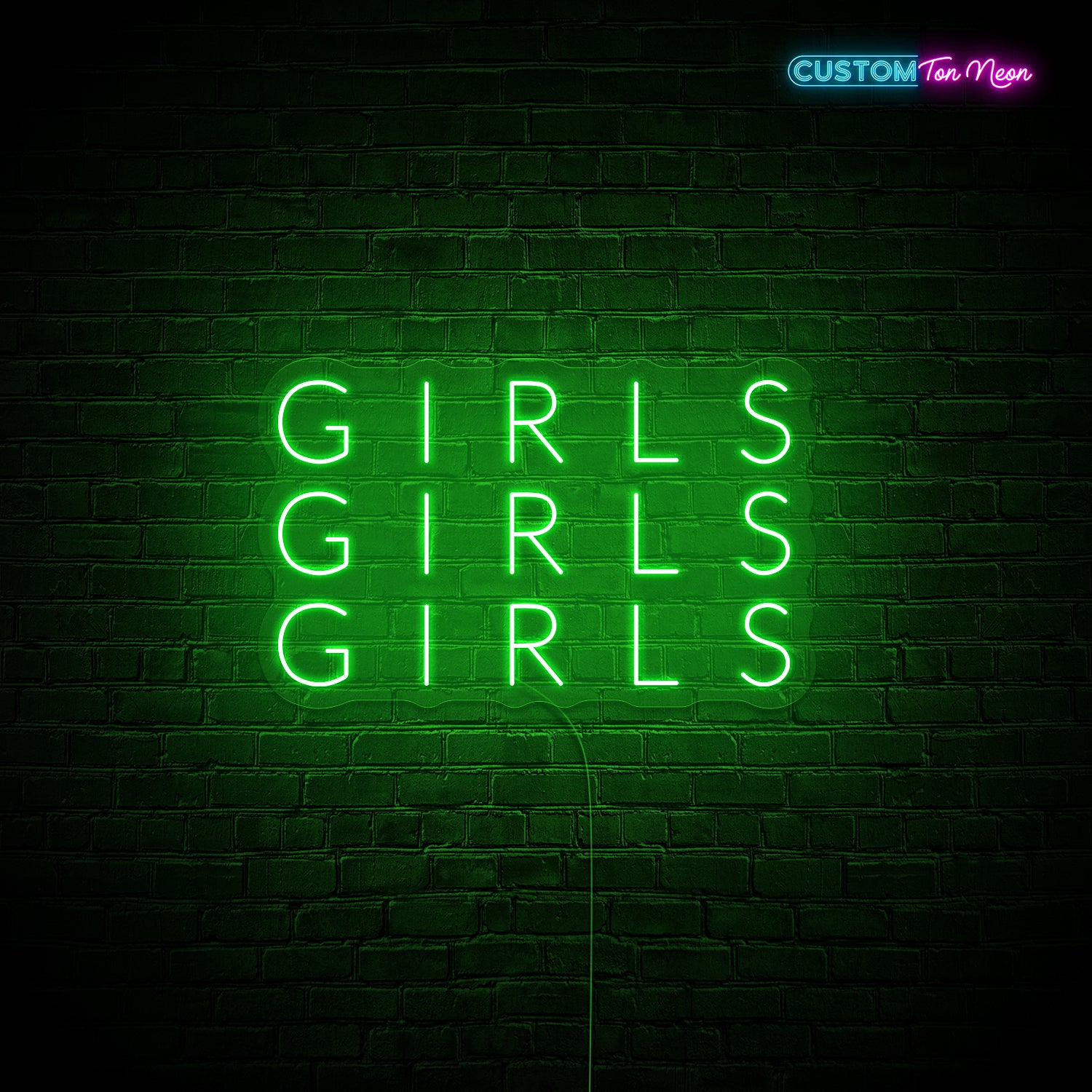 Enseigne néon Girls Girls Girls