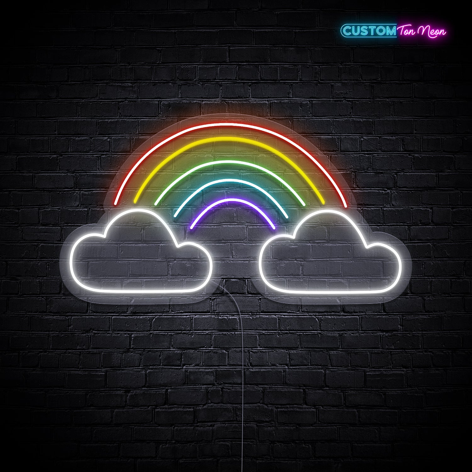 Enseigne néon Arc en ciel
