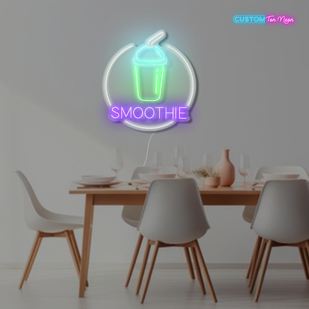 Enseigne néon smoothie