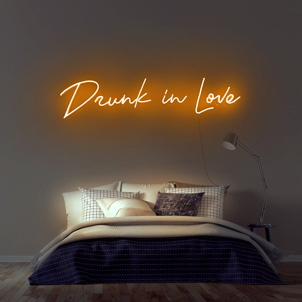Enseigne néon Drunk in love