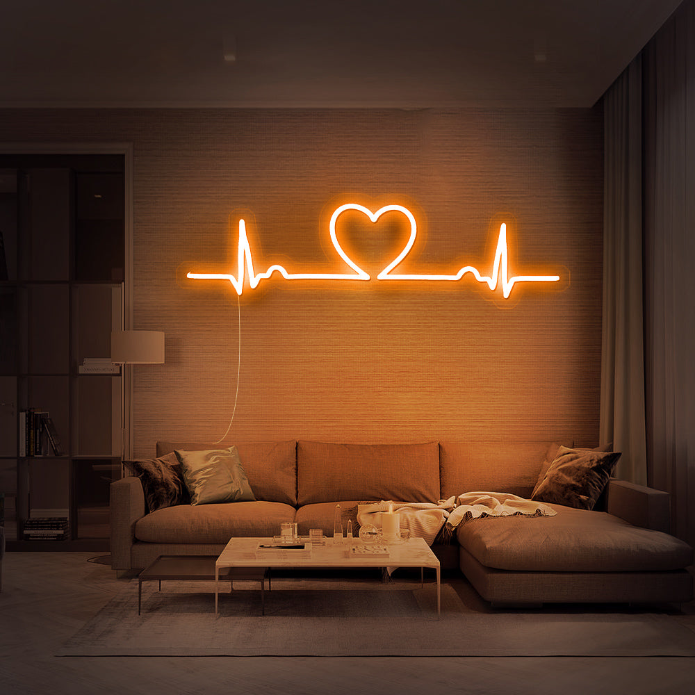 Enseigne néon love beat